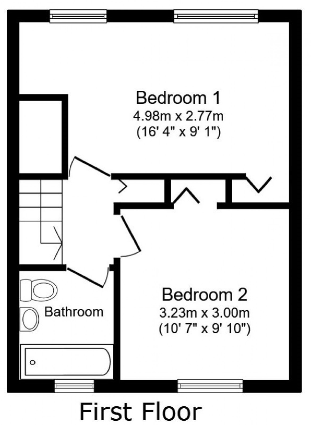 Floorplan for 35 Kildare Close, Bordon, Hampshire, GU35 0HW, UK