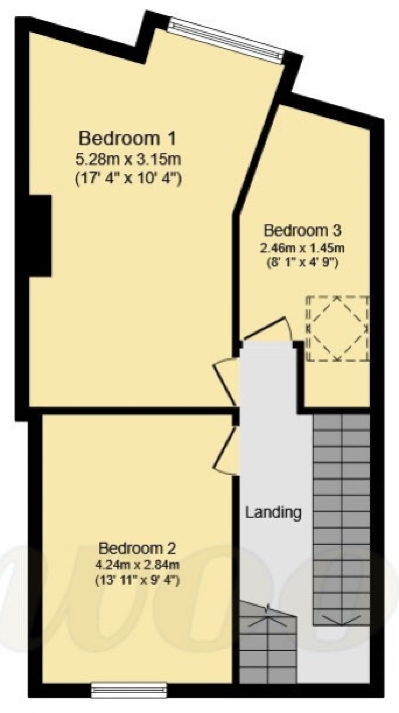Floorplan for 14a Chalet Hill, Bordon, Hampshire, GU35 0TQ, UK
