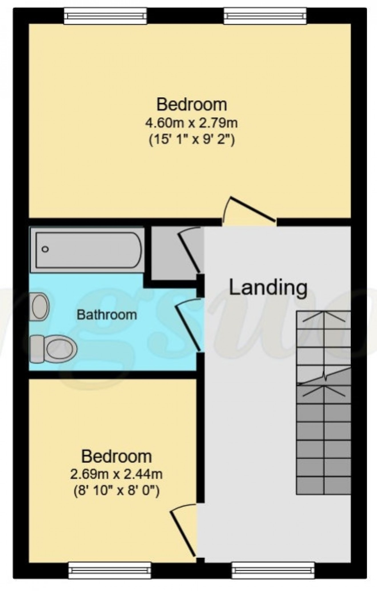 Floorplan for 62 Royal Drive, Bordon, Hampshire, GU35 0QF, UK