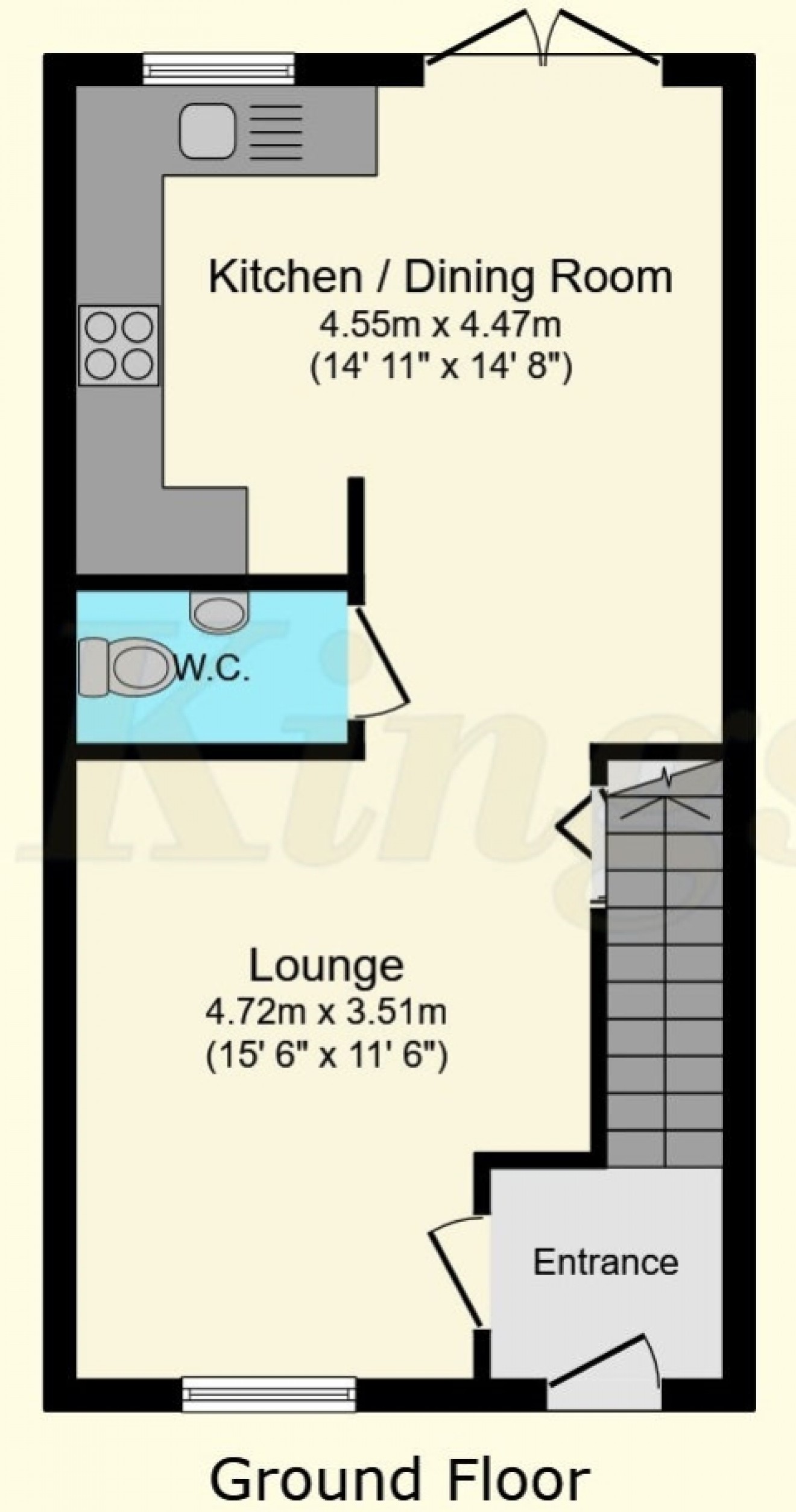 Floorplan for 21 Forester Walk, Bordon, Hampshire, GU35 0FL, UK