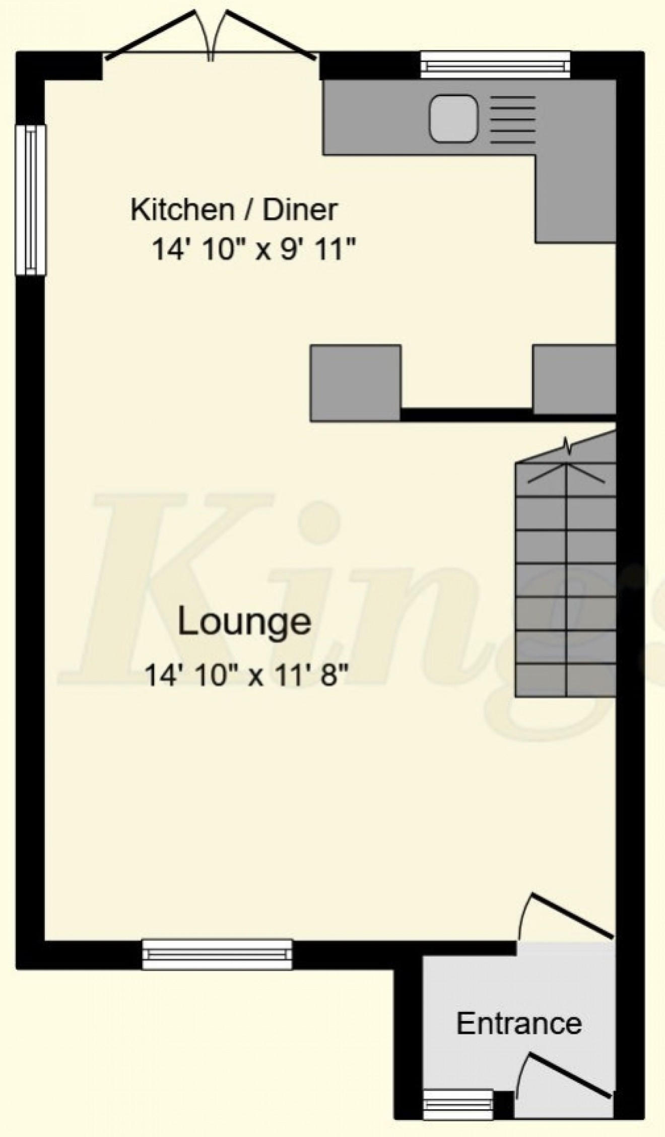 Floorplan for 6 Hibiscus Grove, Bordon, Hampshire, GU35 0XA, UK