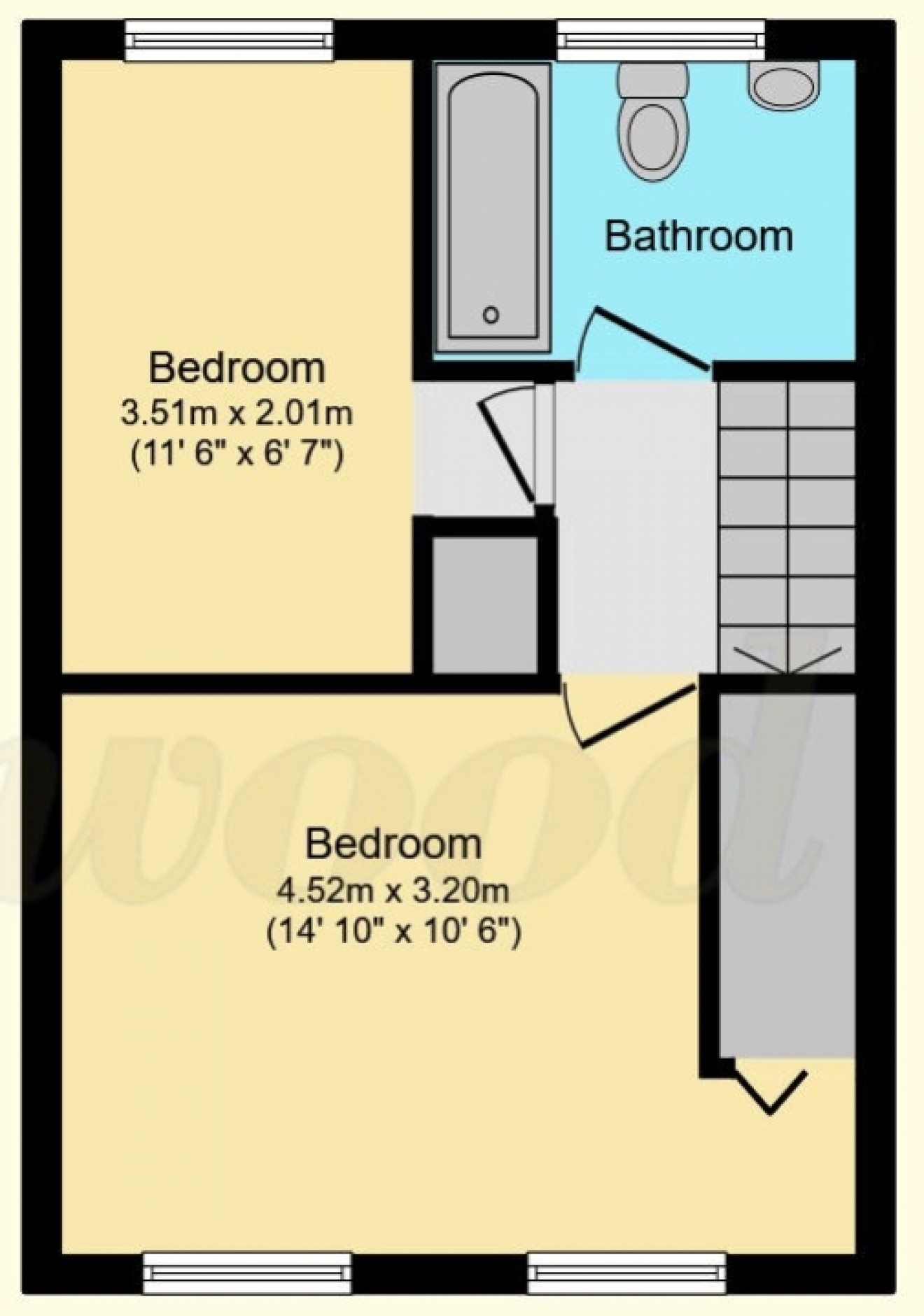 Floorplan for 6 Hibiscus Grove, Bordon, Hampshire, GU35 0XA, UK