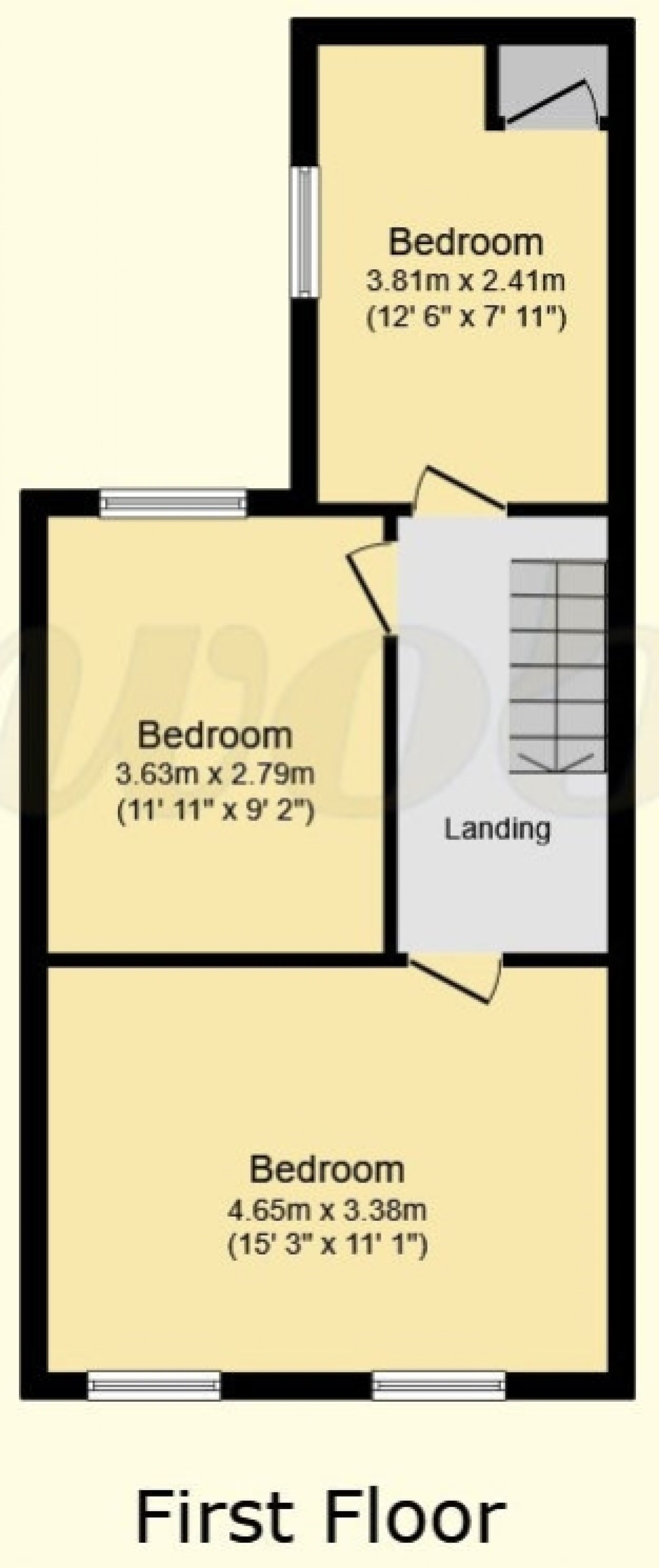 Floorplan for 22 Lemon Grove, Whitehill, Bordon, Hampshire, GU35 9BE, UK