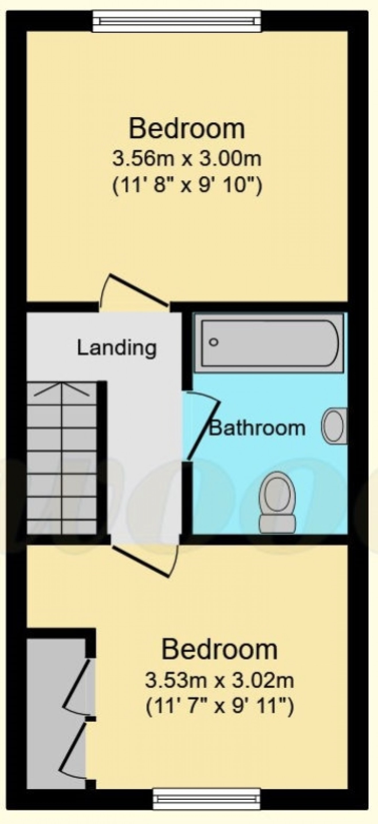 Floorplan for 26 Waterside Close, Bordon, Hampshire, GU35 0HD, UK