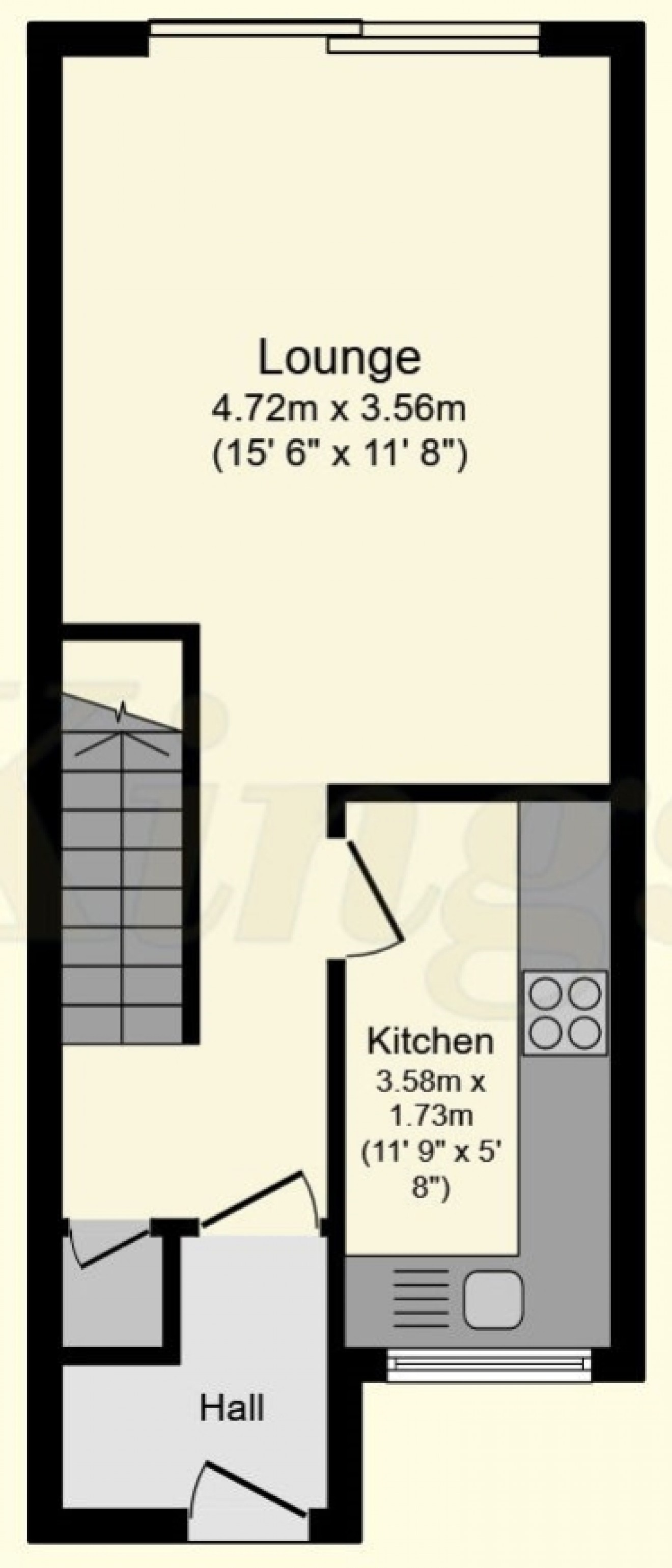 Floorplan for 26 Waterside Close, Bordon, Hampshire, GU35 0HD, UK