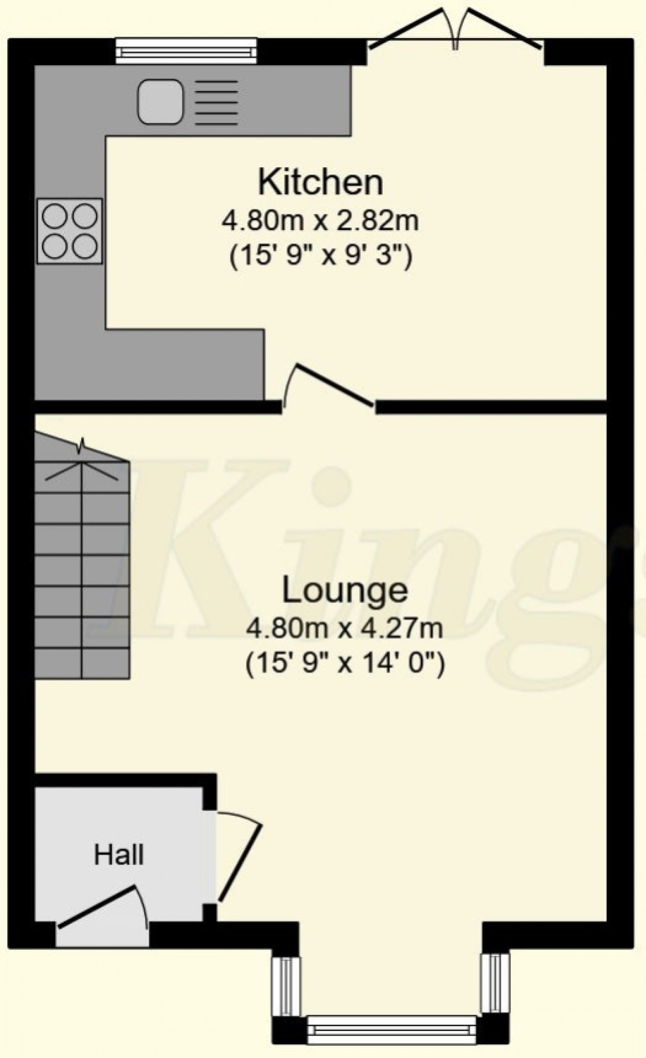 Floorplan for 20 Derwent Close, Bordon, Hampshire, GU35 0NR, UK