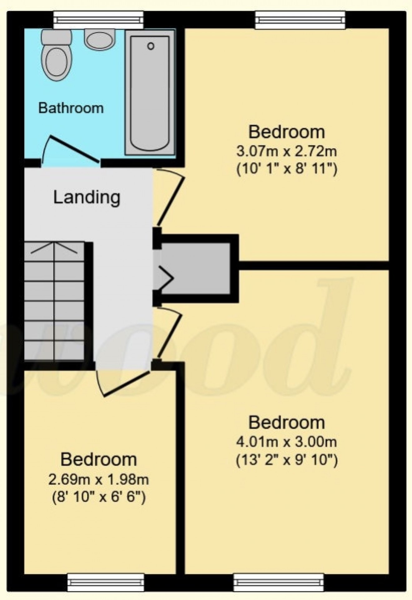 Floorplan for 20 Derwent Close, Bordon, Hampshire, GU35 0NR, UK