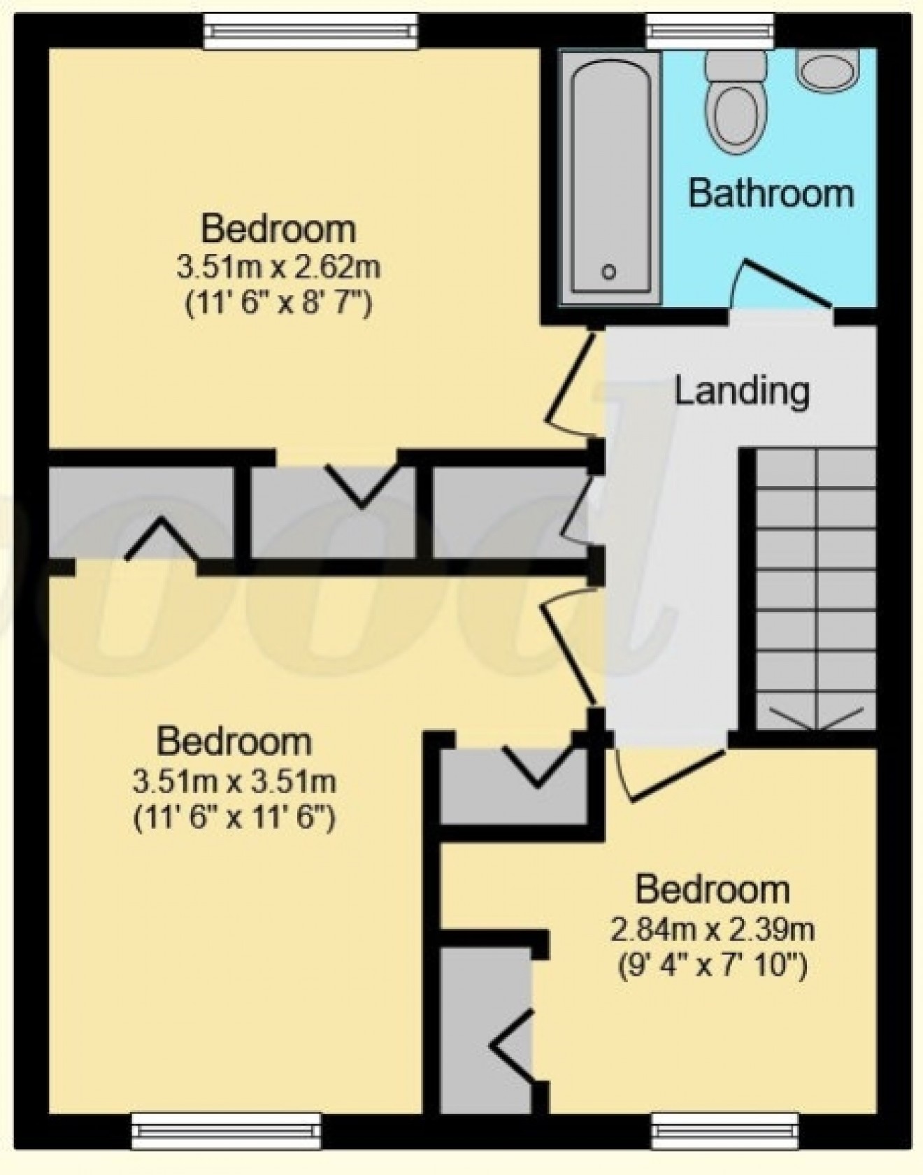 Floorplan for 10 Varna Road, Bordon, Hampshire, GU35 0DG, UK