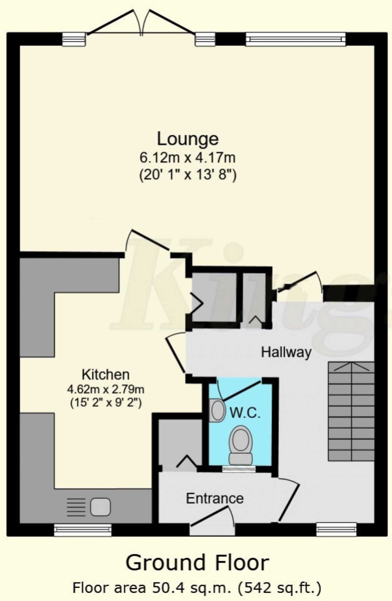 Floorplan for 8 Marsh Close, Bordon, Hampshire, GU35 0DS, UK