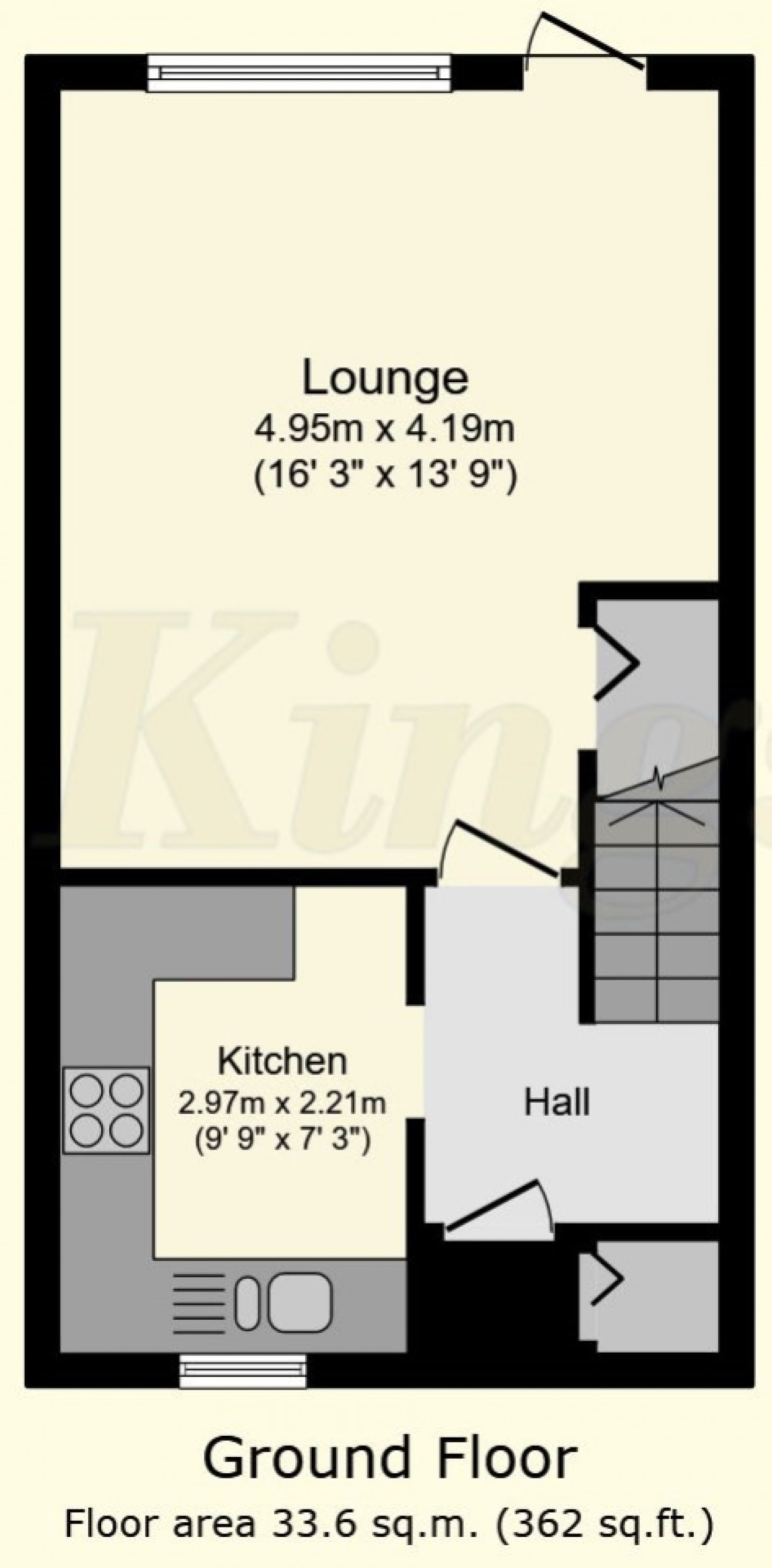 Floorplan for 9 Campion Close Lindford, Lindford, Bordon, Hampshire, GU35 0YG, UK
