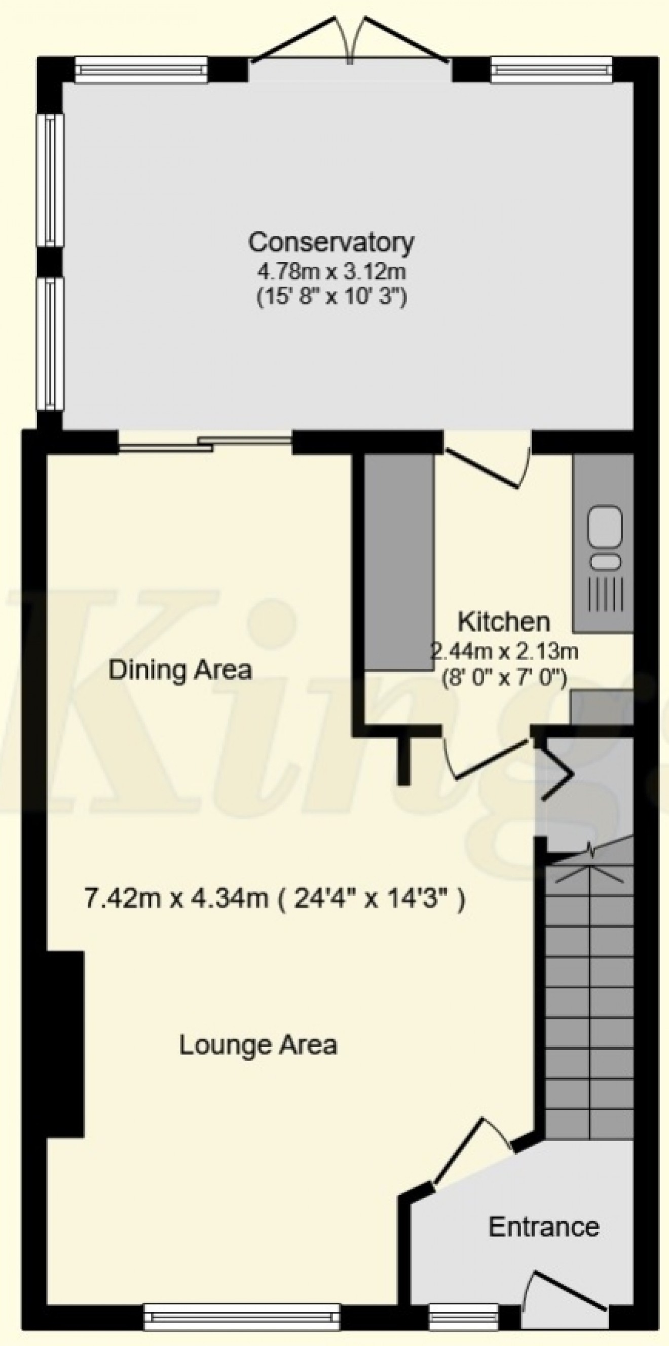 Floorplan for 11 Cricket Lea, Lindford, Bordon, Hampshire, GU35 0PY, UK