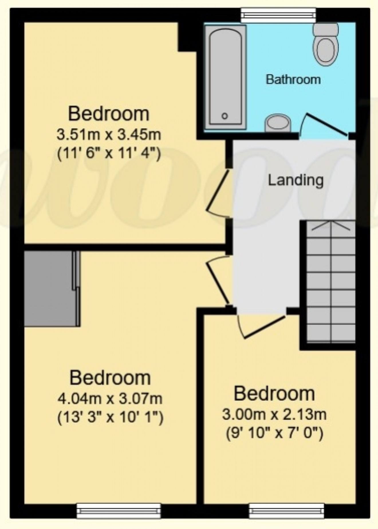 Floorplan for 11 Cricket Lea, Lindford, Bordon, Hampshire, GU35 0PY, UK