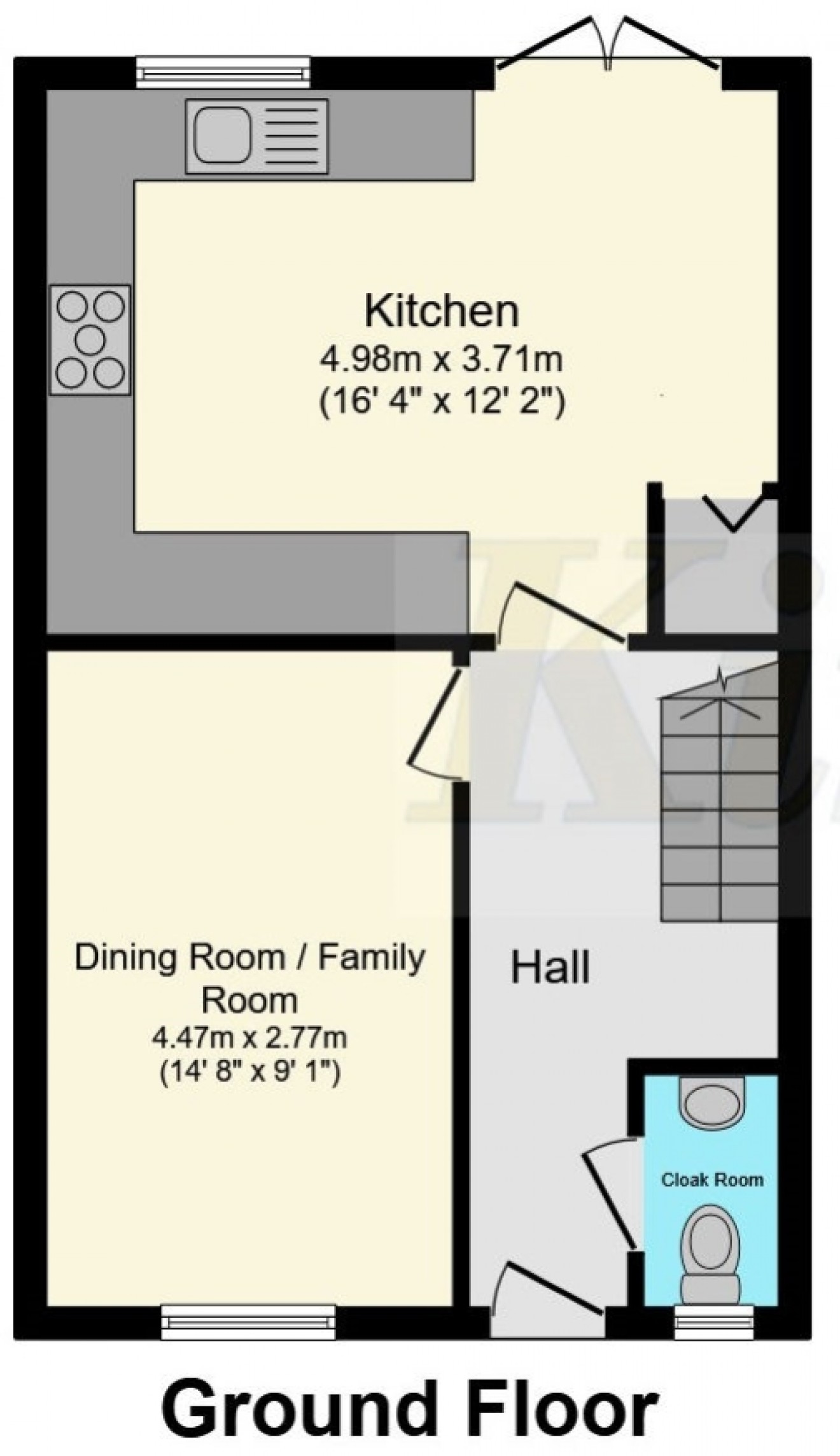 Floorplan for 126 Hawthorn Way, Lindford, Bordon, Hampshire, GU35 0RB, UK