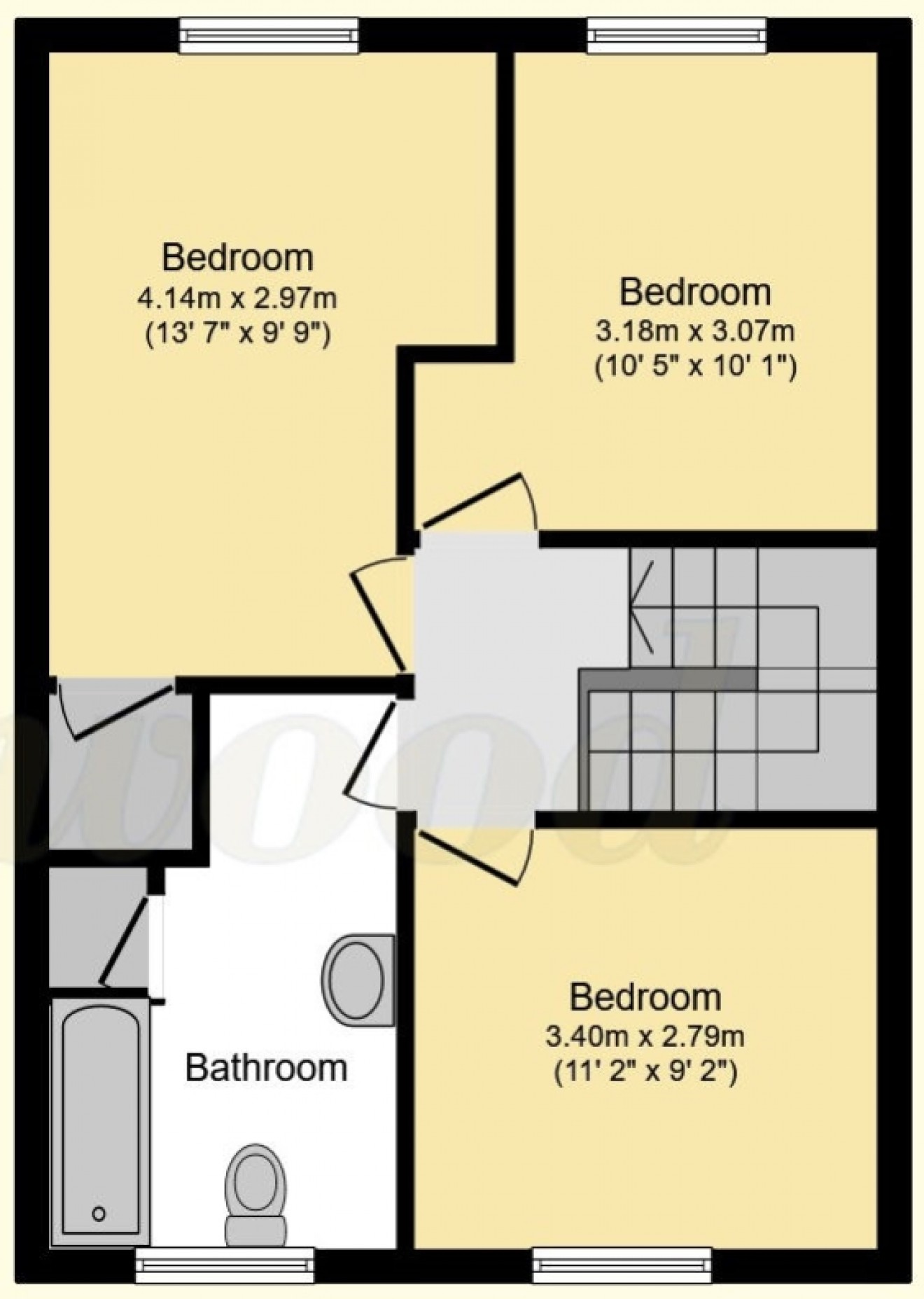 Floorplan for 13 Alma Road, Bordon, Hampshire, GU35 0DH, UK