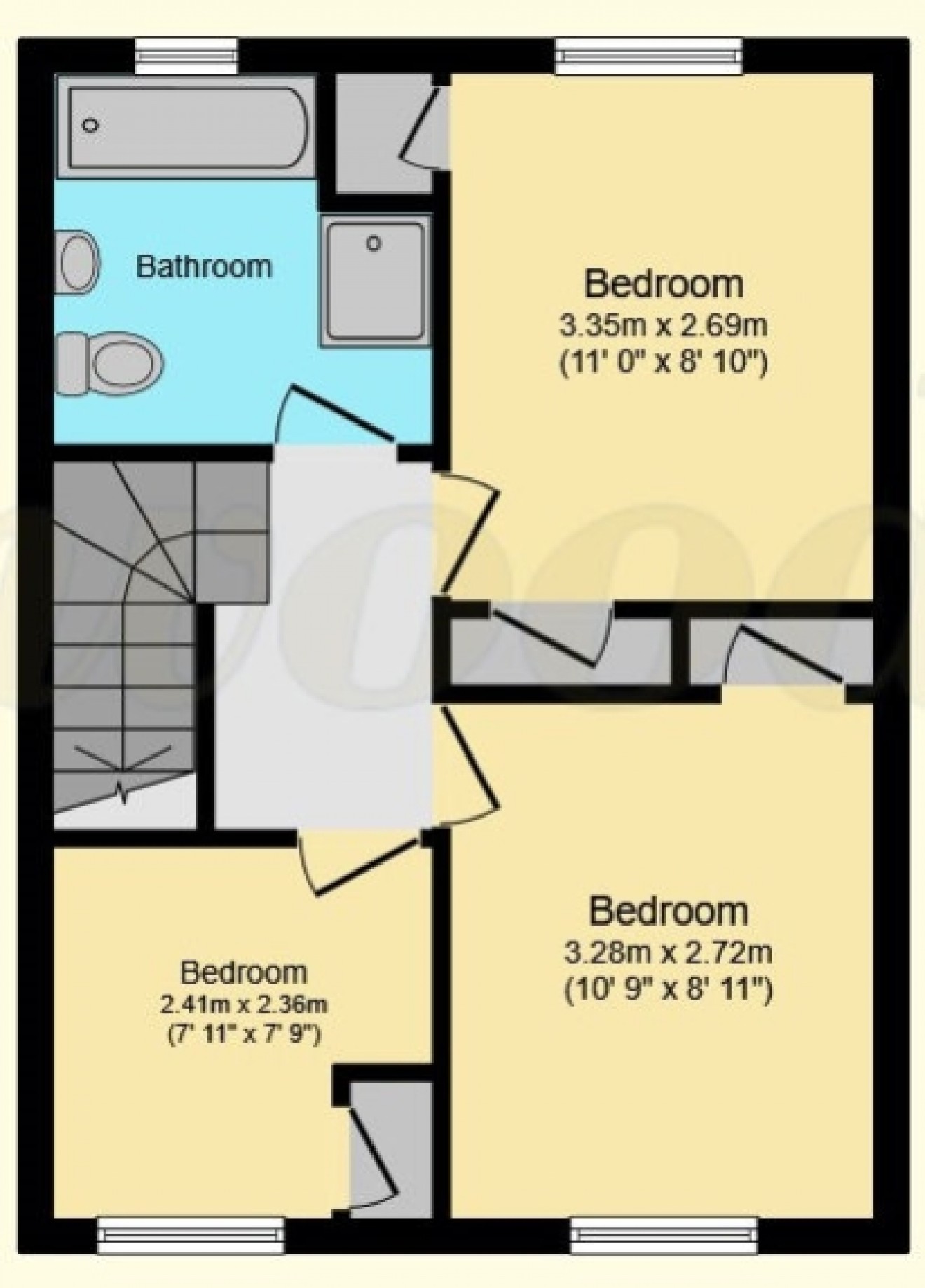 Floorplan for 11 Greenacres, Bordon, Hampshire, GU35 0EX, UK
