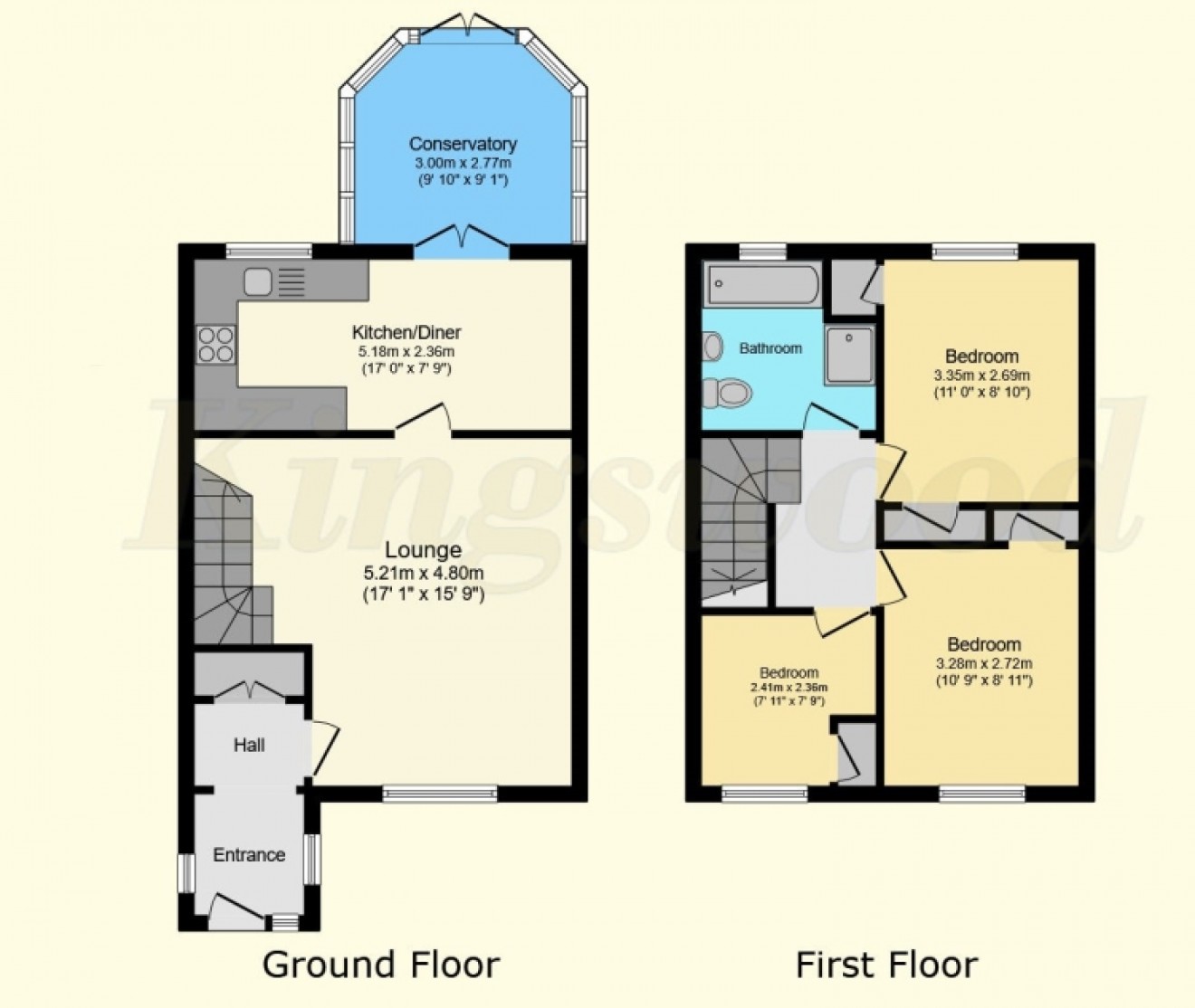 Floorplan for 11 Greenacres, Bordon, Hampshire, GU35 0EX, UK