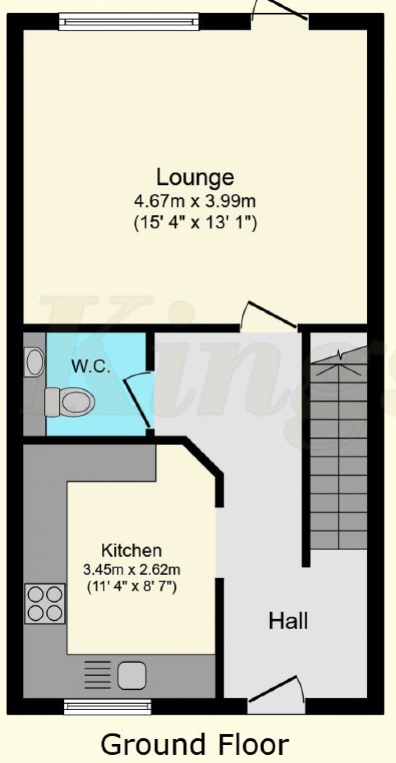 Floorplan for 2 Peel Place Petersfield Road, Whitehill, Bordon, Hampshire, GU35 9BH, UK