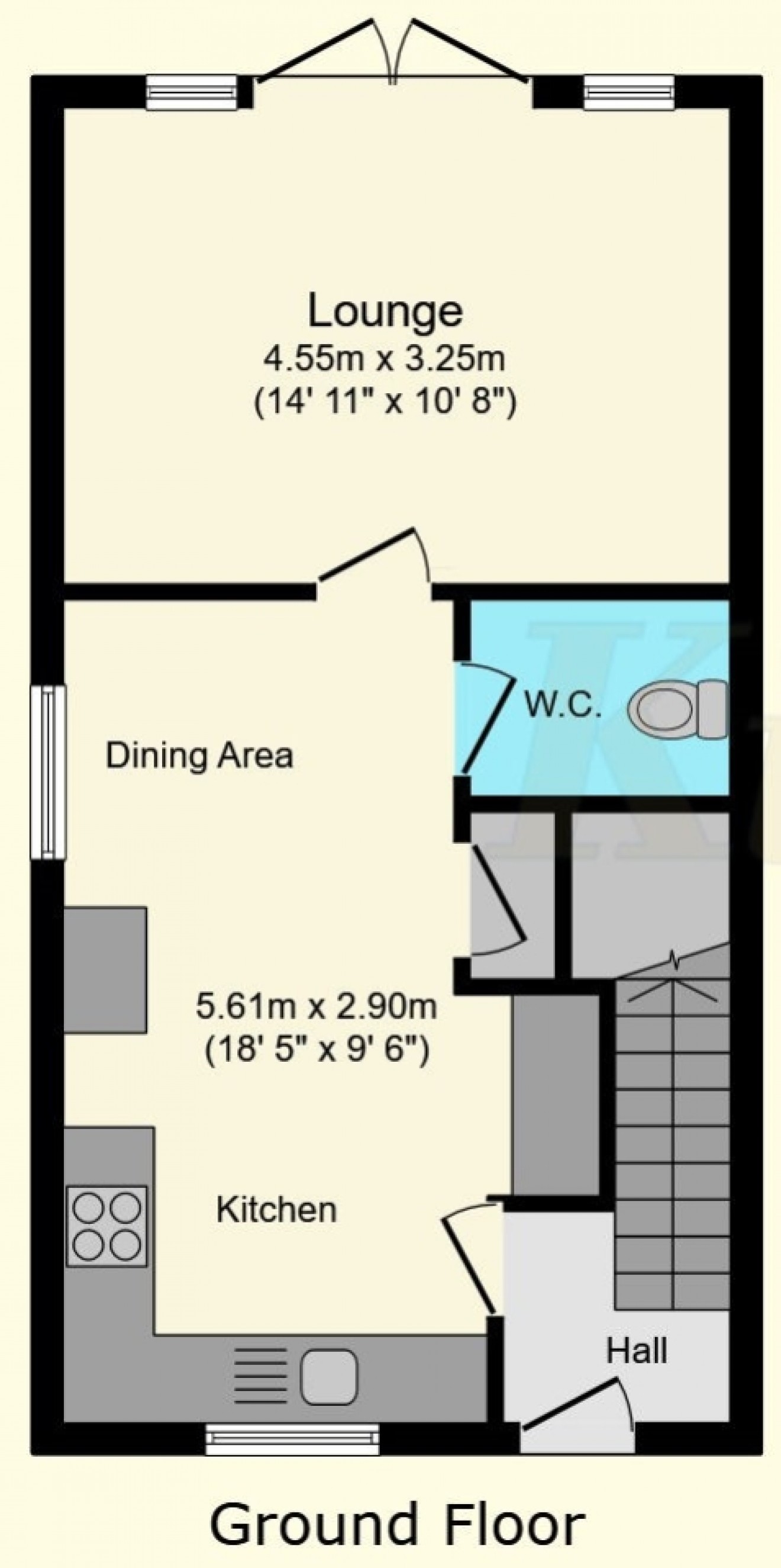 Floorplan for 9 Maynard Way, Bordon, Hampshire, GU35 0LN, UK
