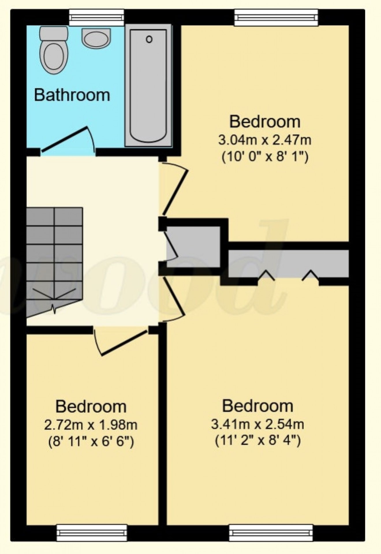 Floorplan for 15 Thirlmere Close, Bordon, Hampshire, GU35 0NW, UK