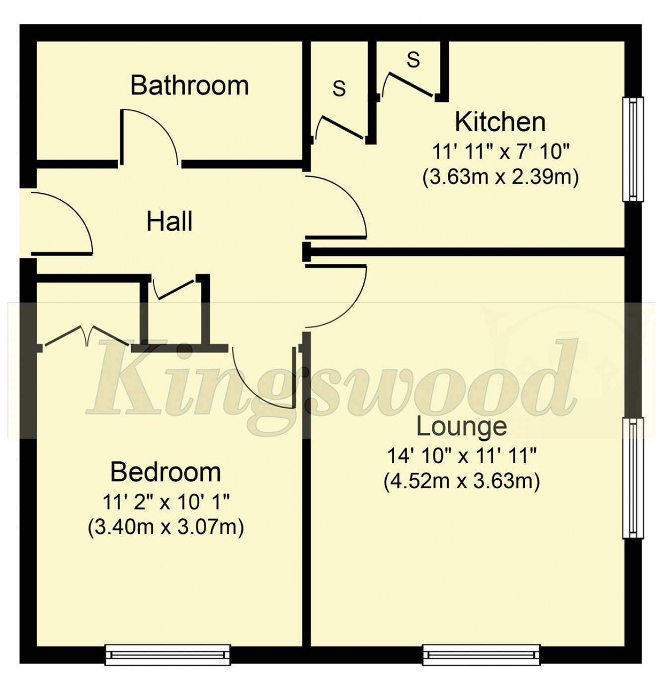 Floorplan for Spencers Court, Whitehill