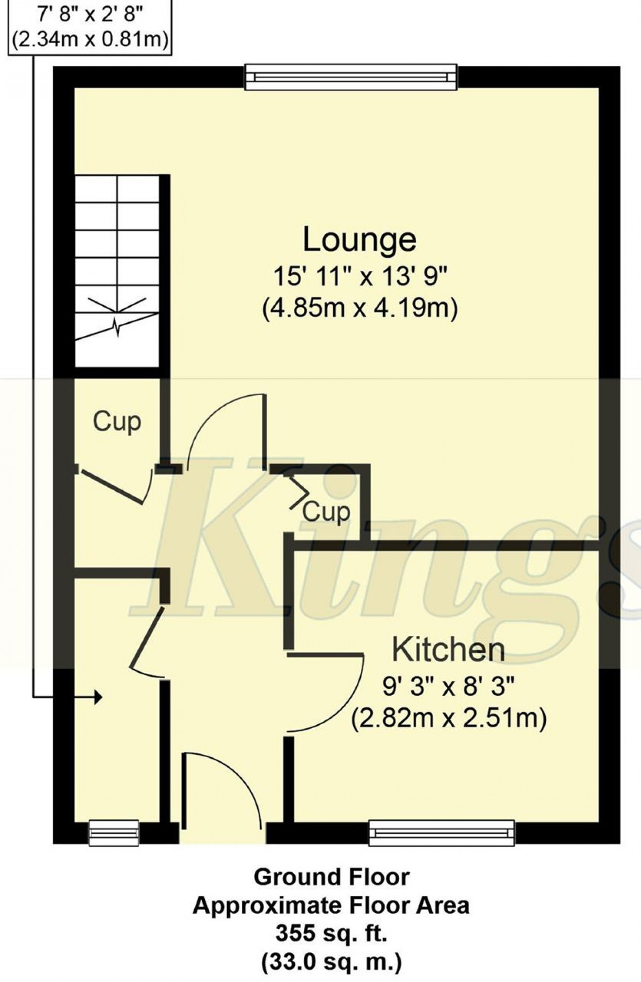 Floorplan for Kildare Close, Bordon