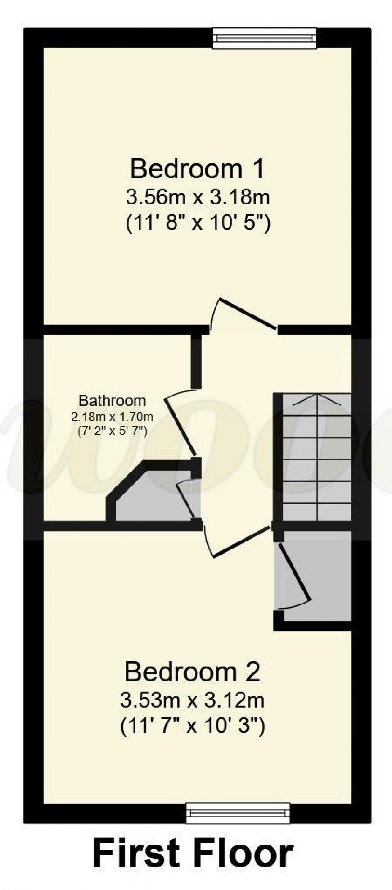 Floorplan for Montrose Close, Whitehill