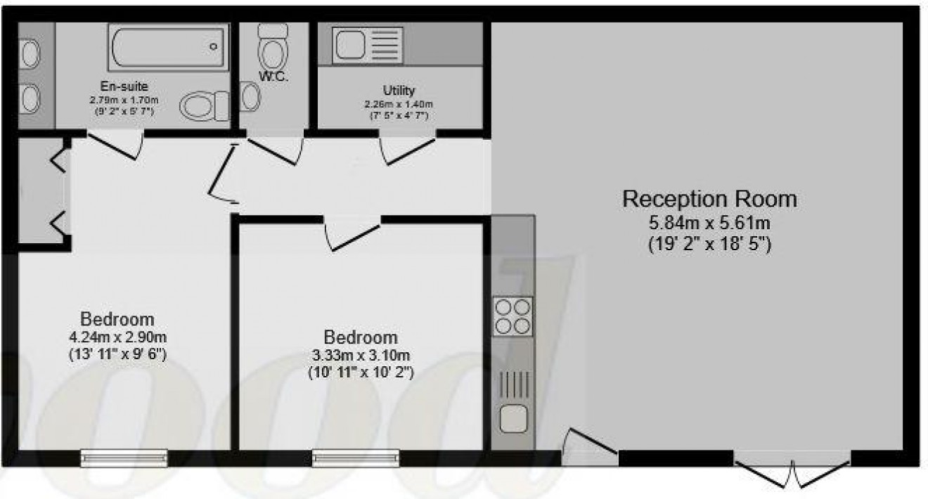 Floorplan for Rendale, Firgrove Road, Whitehill