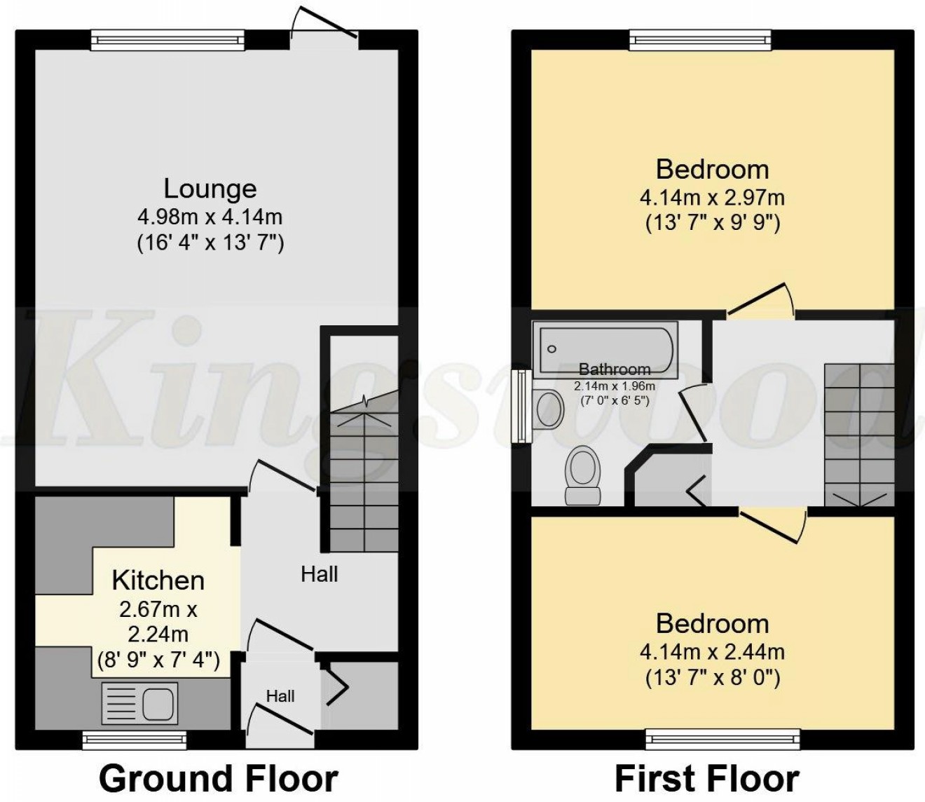 Floorplan for Periwinkle Close, Lindford