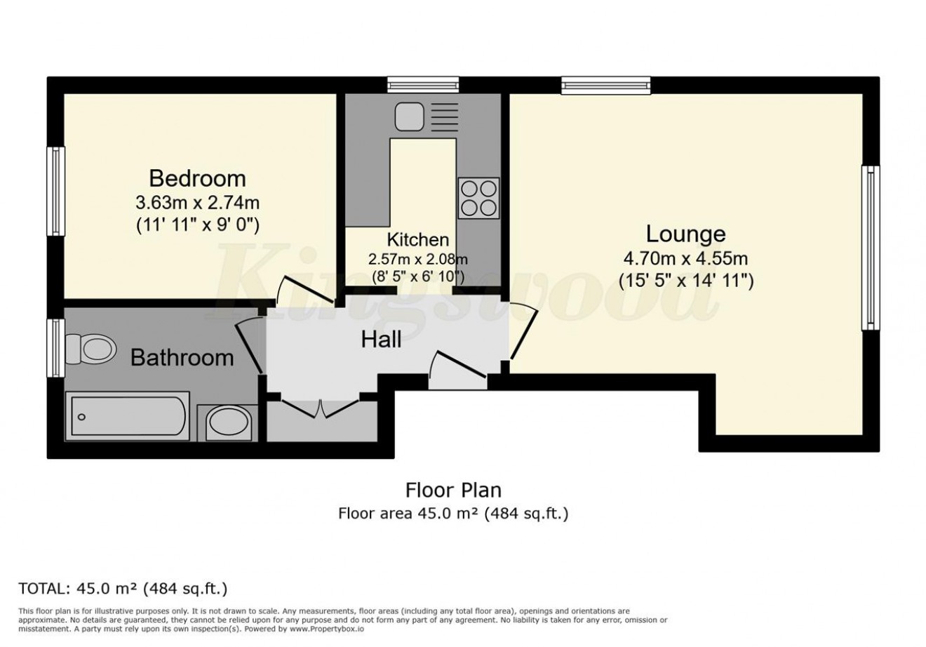 Floorplan for Forest Road, Bordon