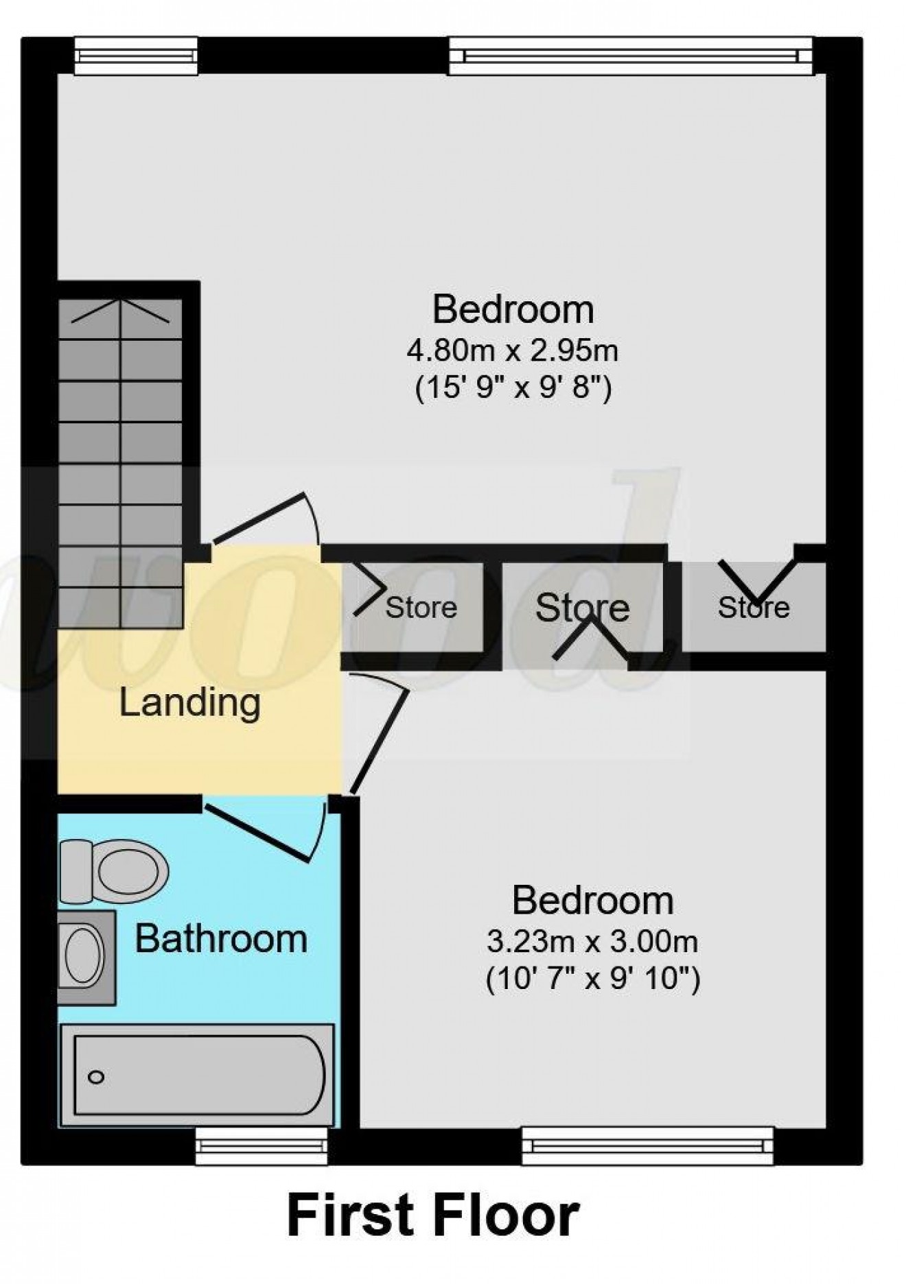 Floorplan for Kildare Close, Bordon