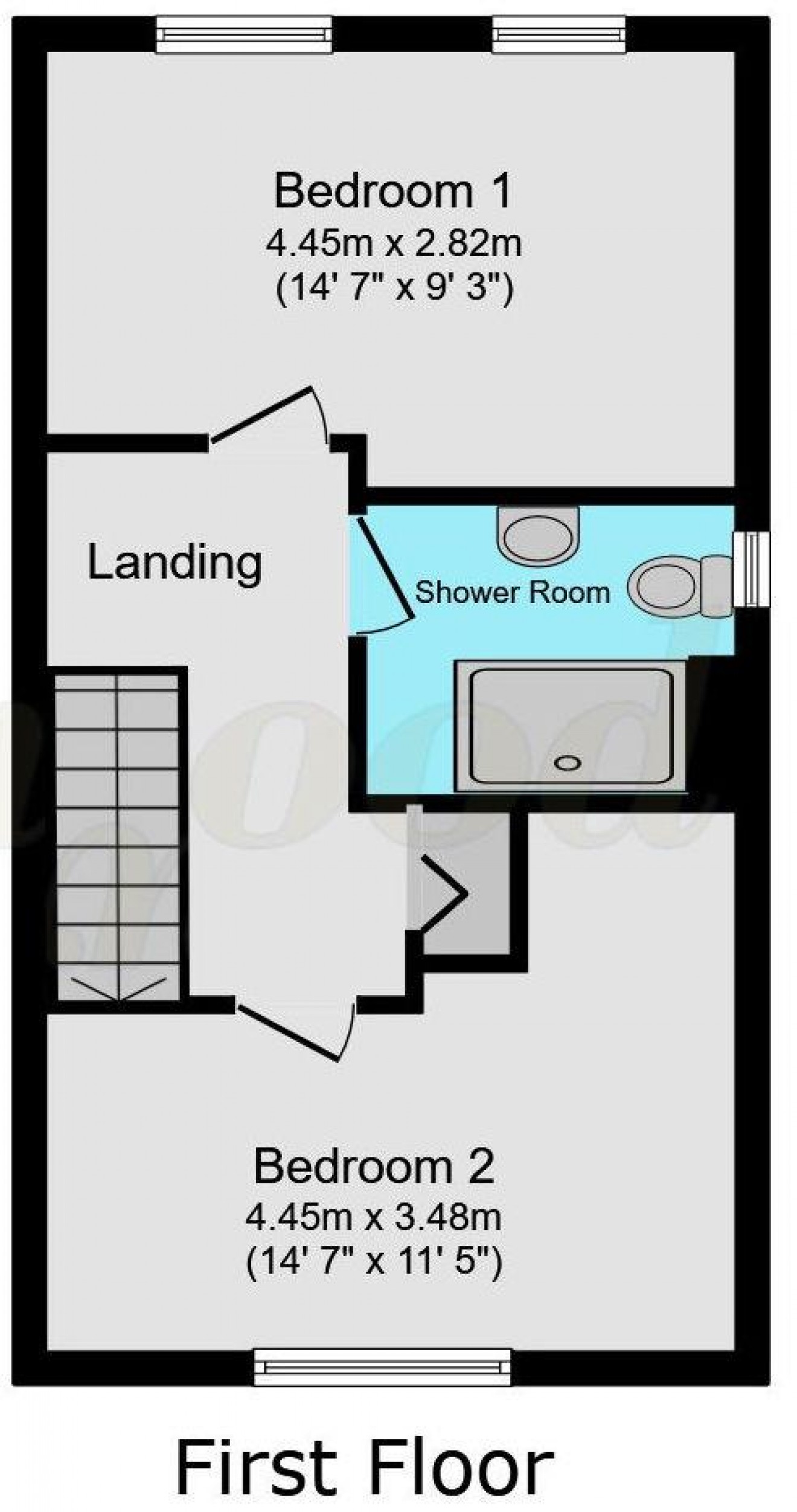 Floorplan for Morse Close, Whitehill