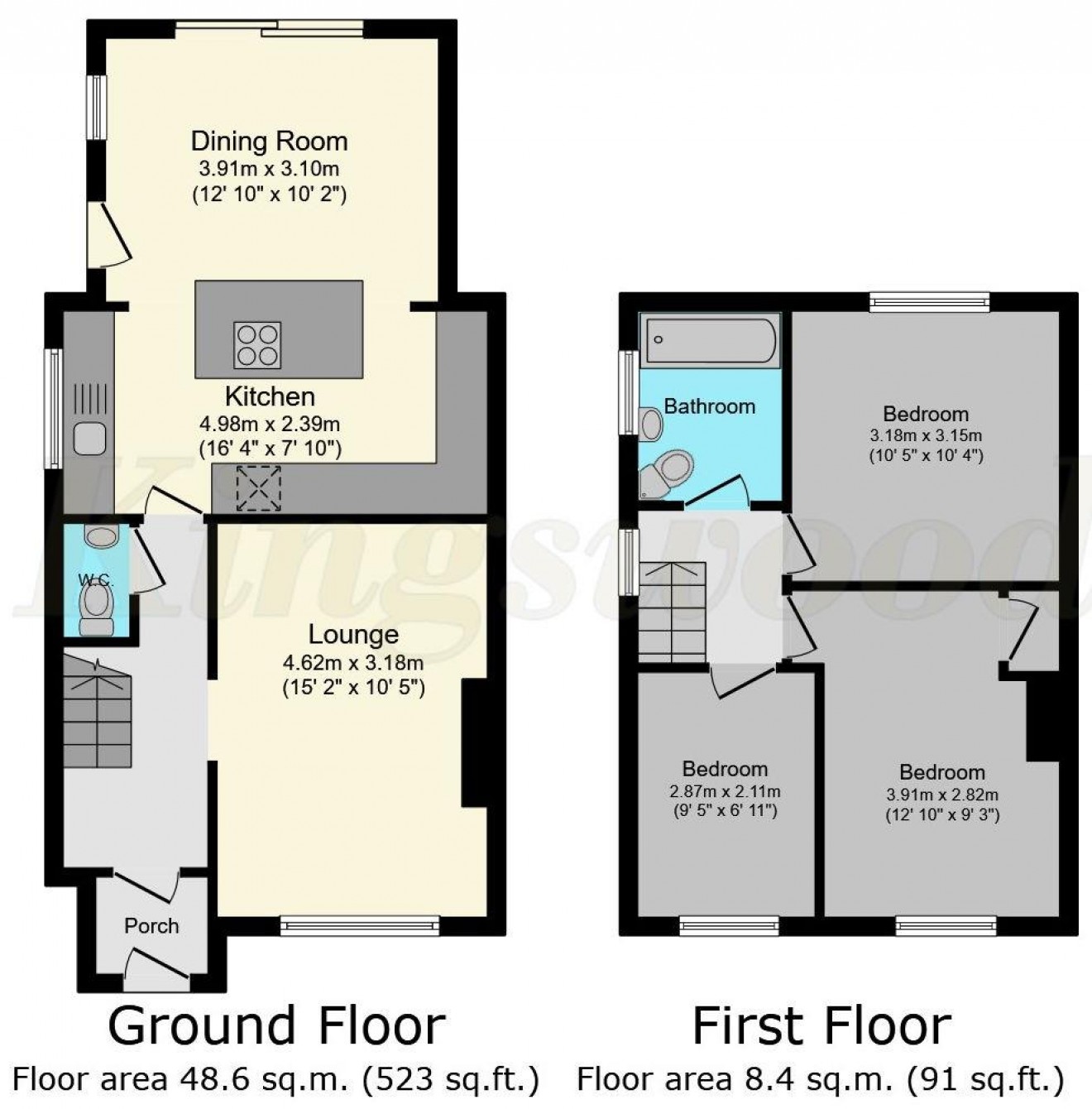 Floorplan for Hollybrook Park, Bordon