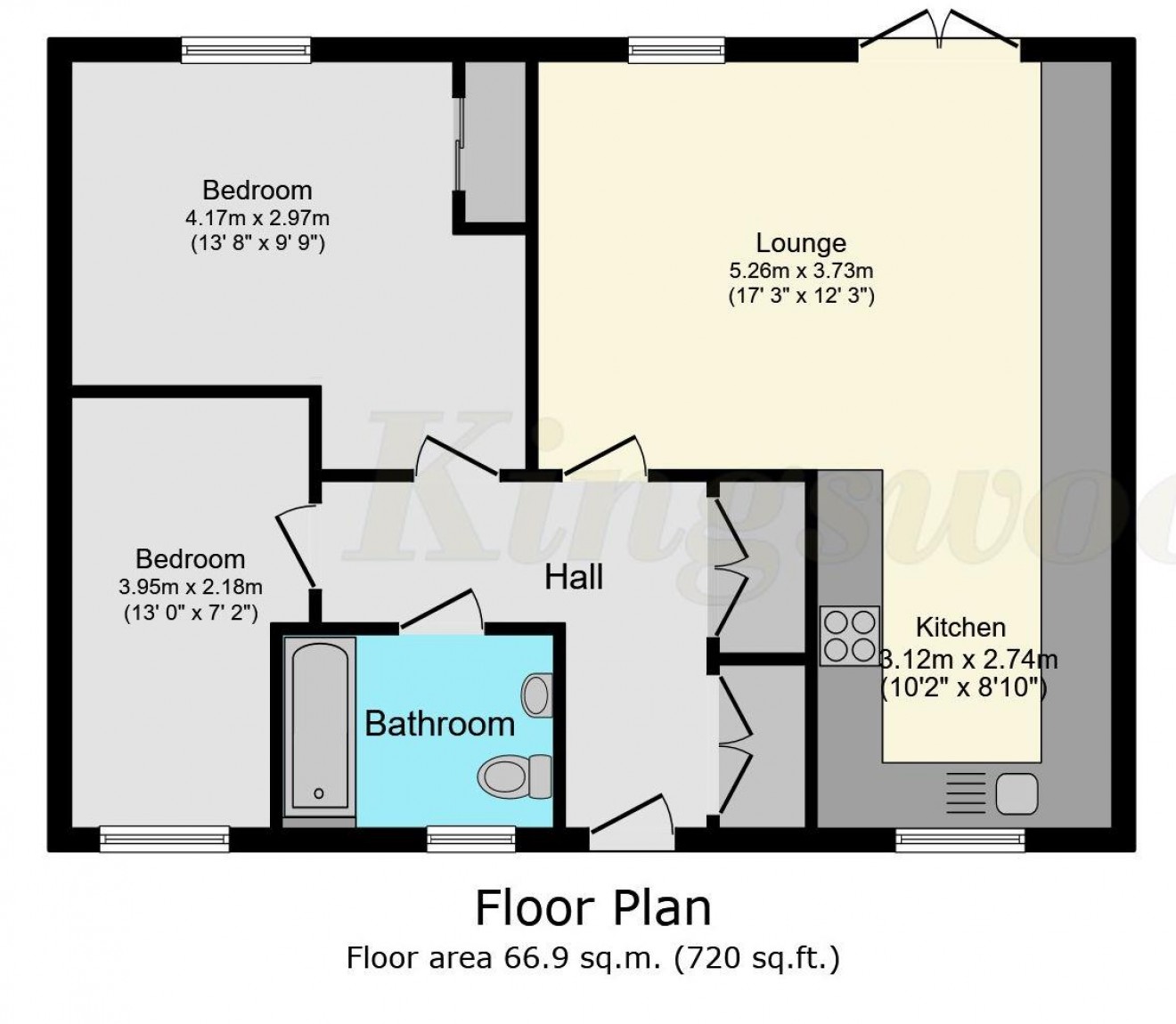 Floorplan for Monkton Drive, Bordon