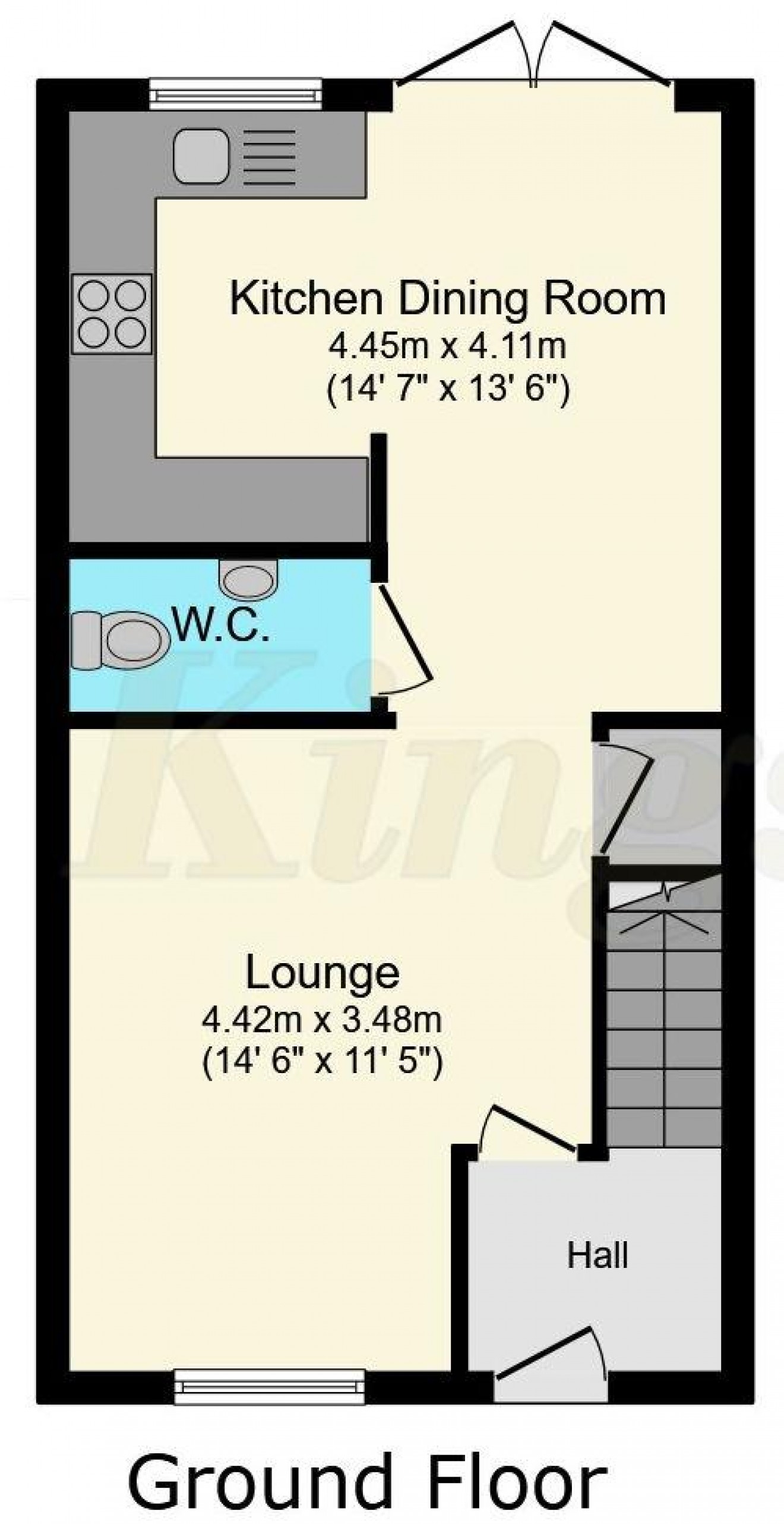 Floorplan for Challanger Place, Bordon