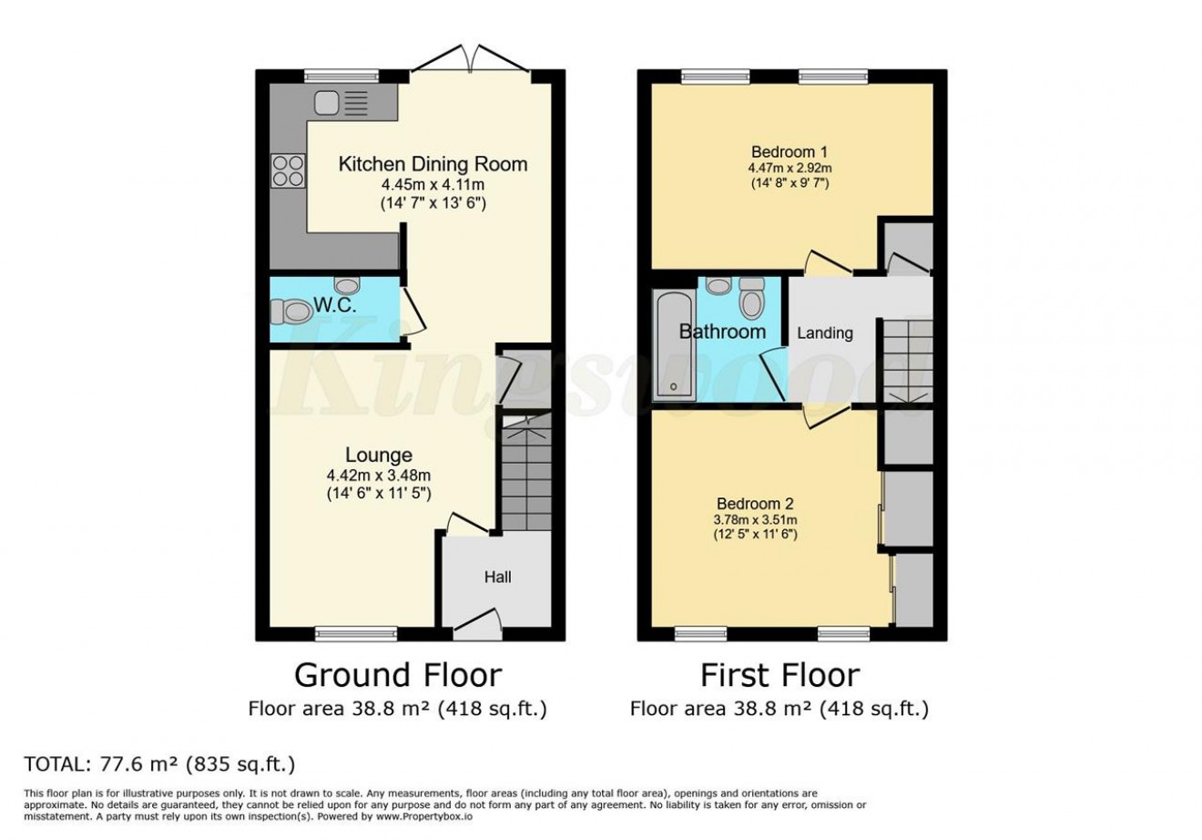 Floorplan for Challanger Place, Bordon