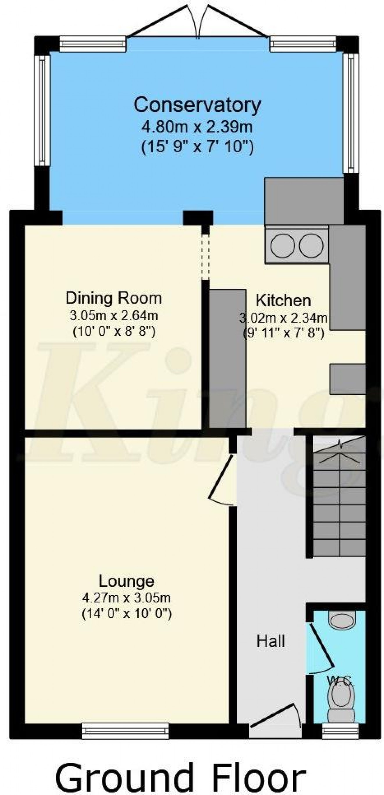 Floorplan for St Andrews Road, Whitehill