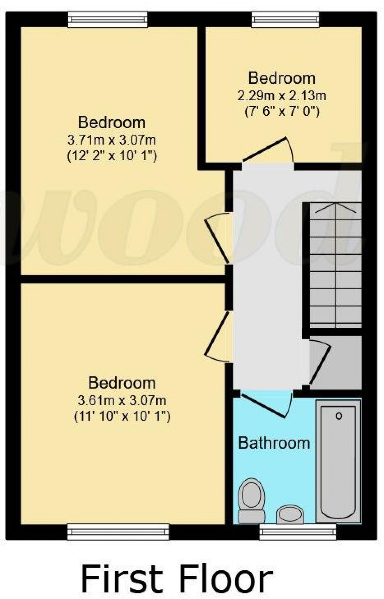 Floorplan for St Andrews Road, Whitehill