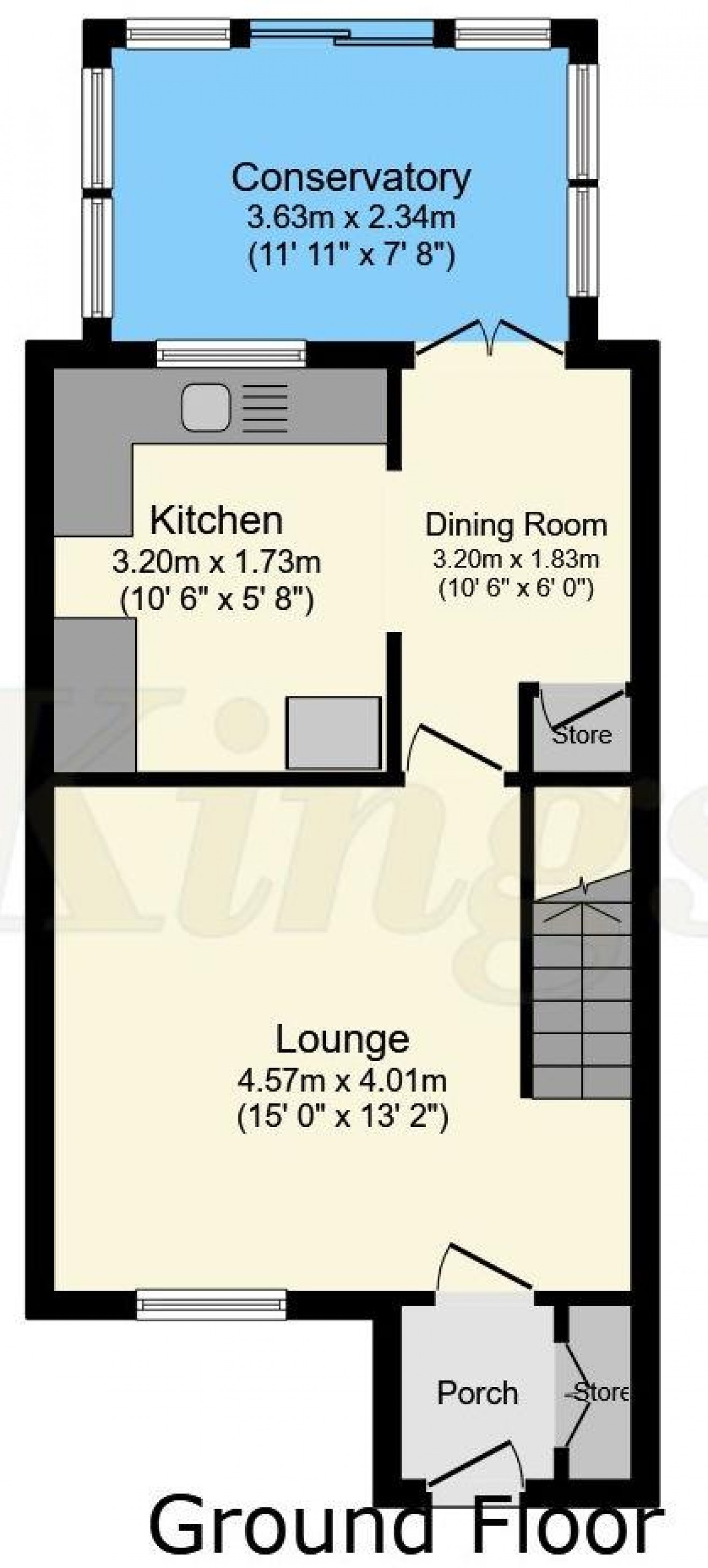 Floorplan for Sunbury Close, Bordon