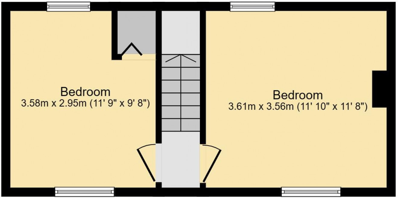 Floorplan for Ivy Cottage, Chalet Hill, Bordon