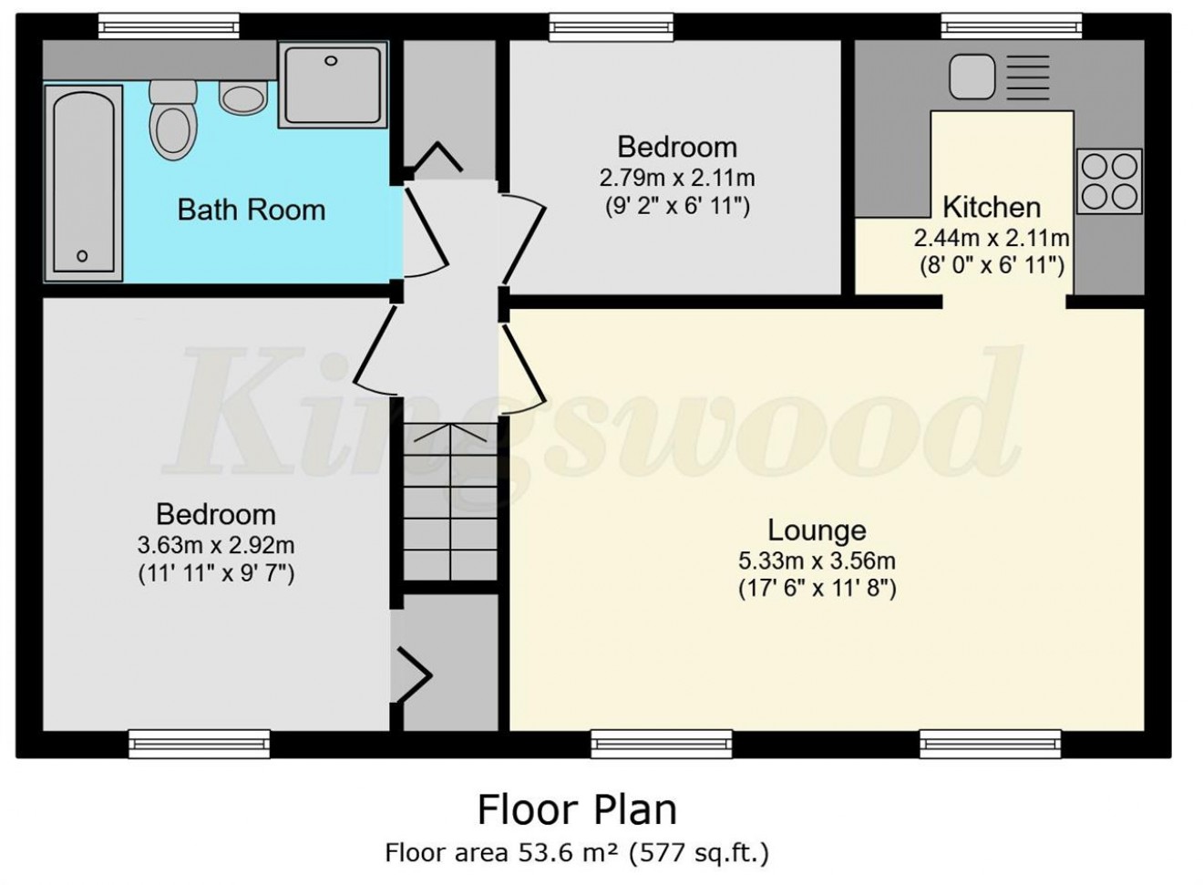 Floorplan for Royal Drive, Bordon