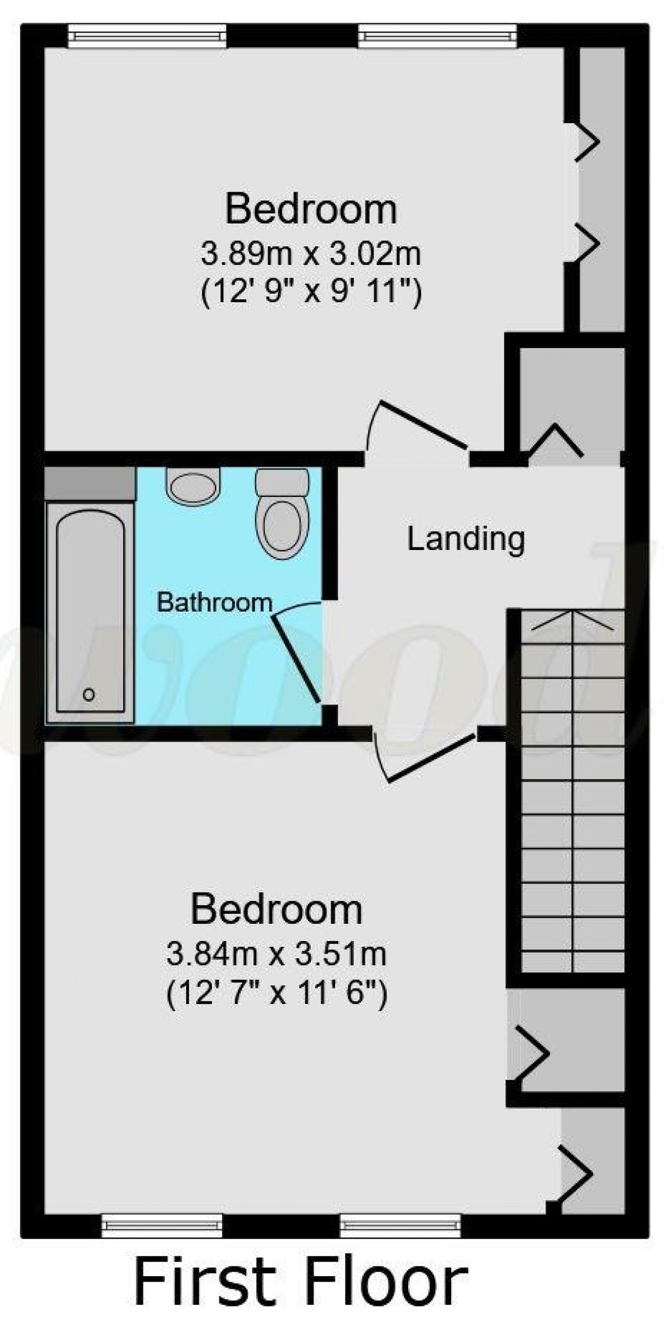 Floorplan for Abraham Way, Bordon