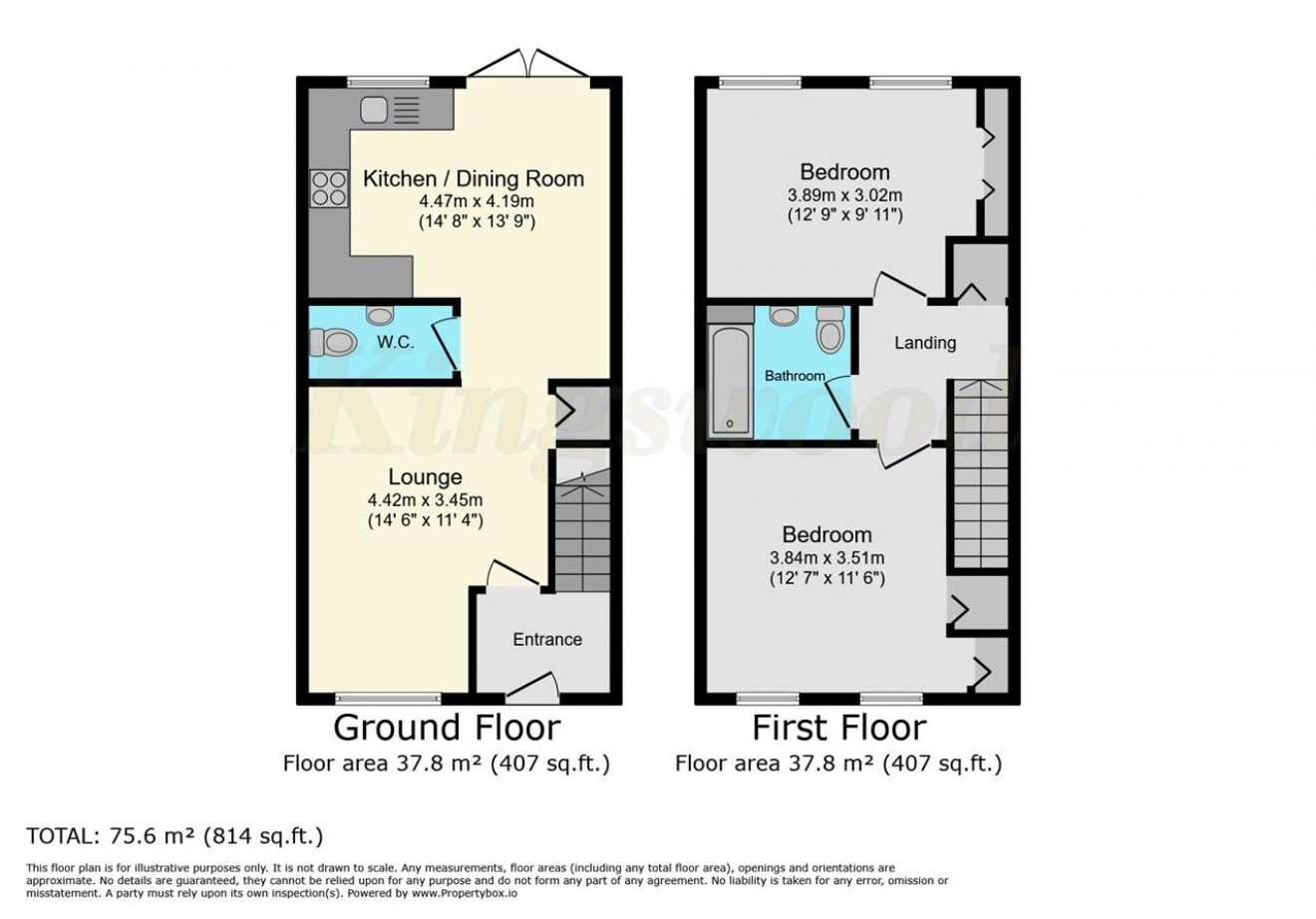 Floorplan for Abraham Way, Bordon