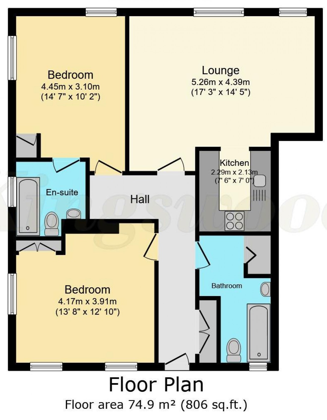 Floorplan for St Lucia Lodge, Royal Drive, Bordon