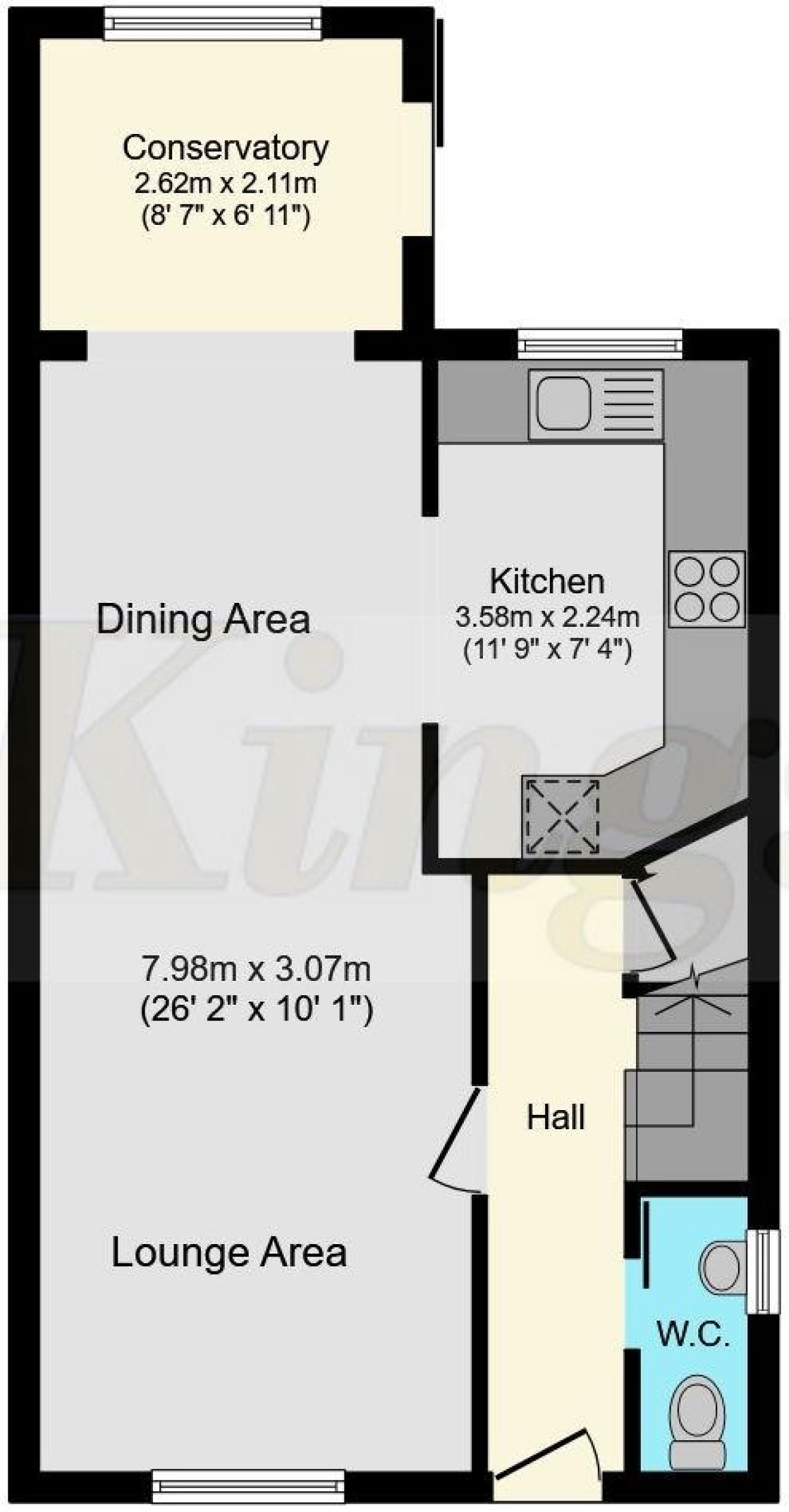 Floorplan for St Andrews Road, Whitehill