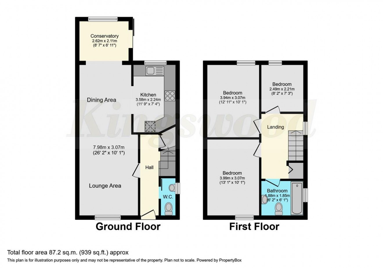 Floorplan for St Andrews Road, Whitehill