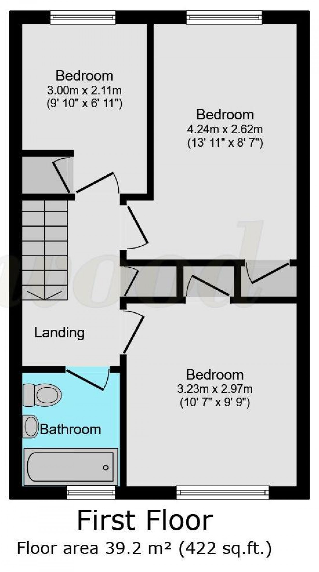 Floorplan for Essex Close, Bordon