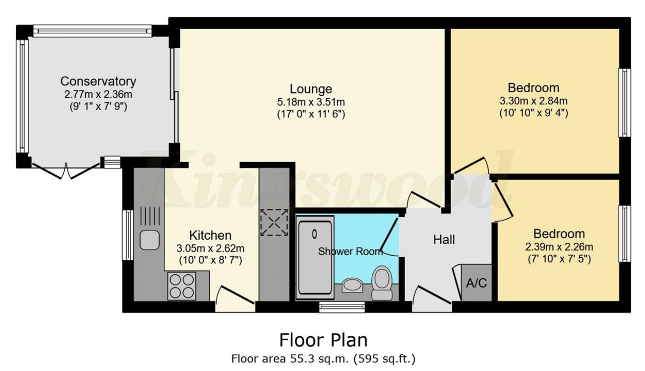 Floorplan for York Close, Whitehill