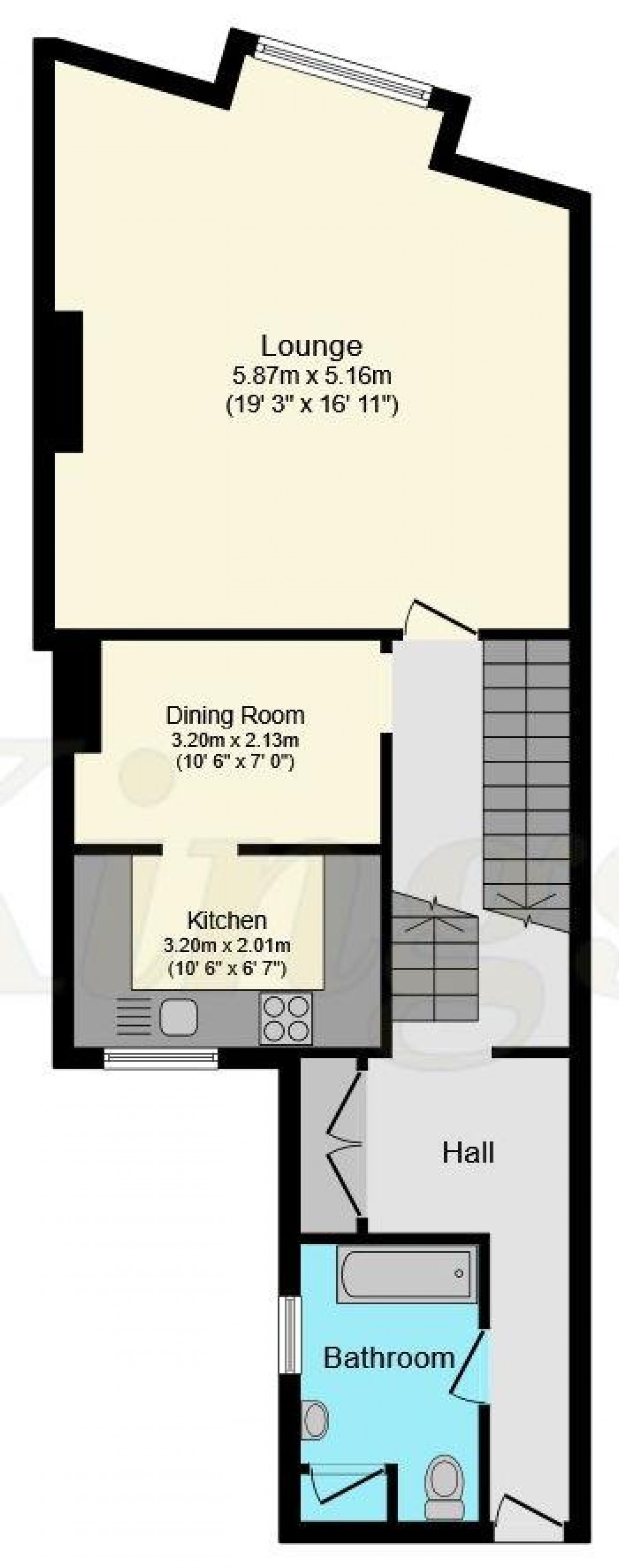 Floorplan for Chalet Hill, Bordon