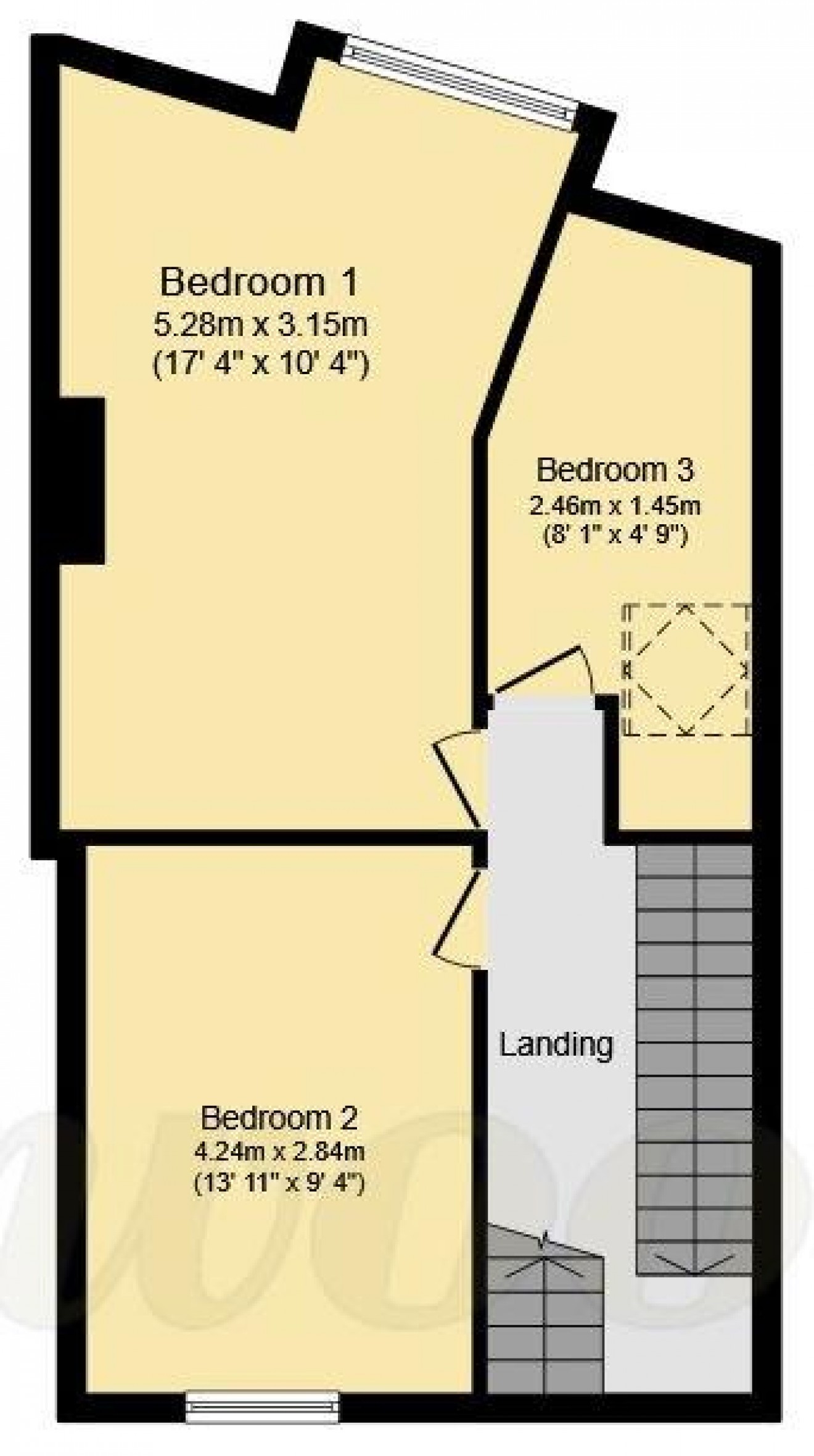 Floorplan for Chalet Hill, Bordon