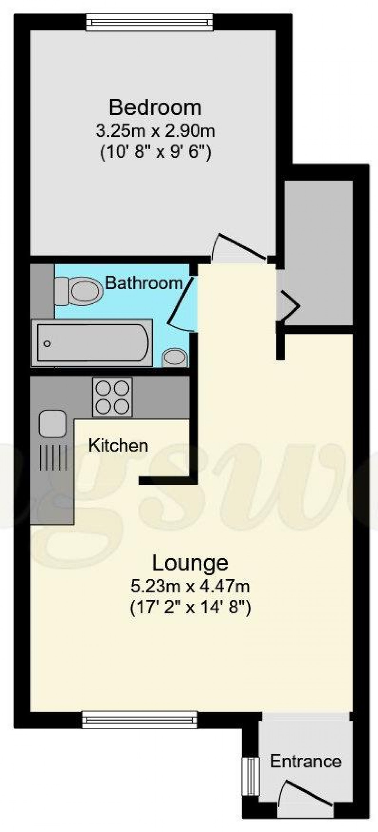 Floorplan for Chalet Court, Bordon